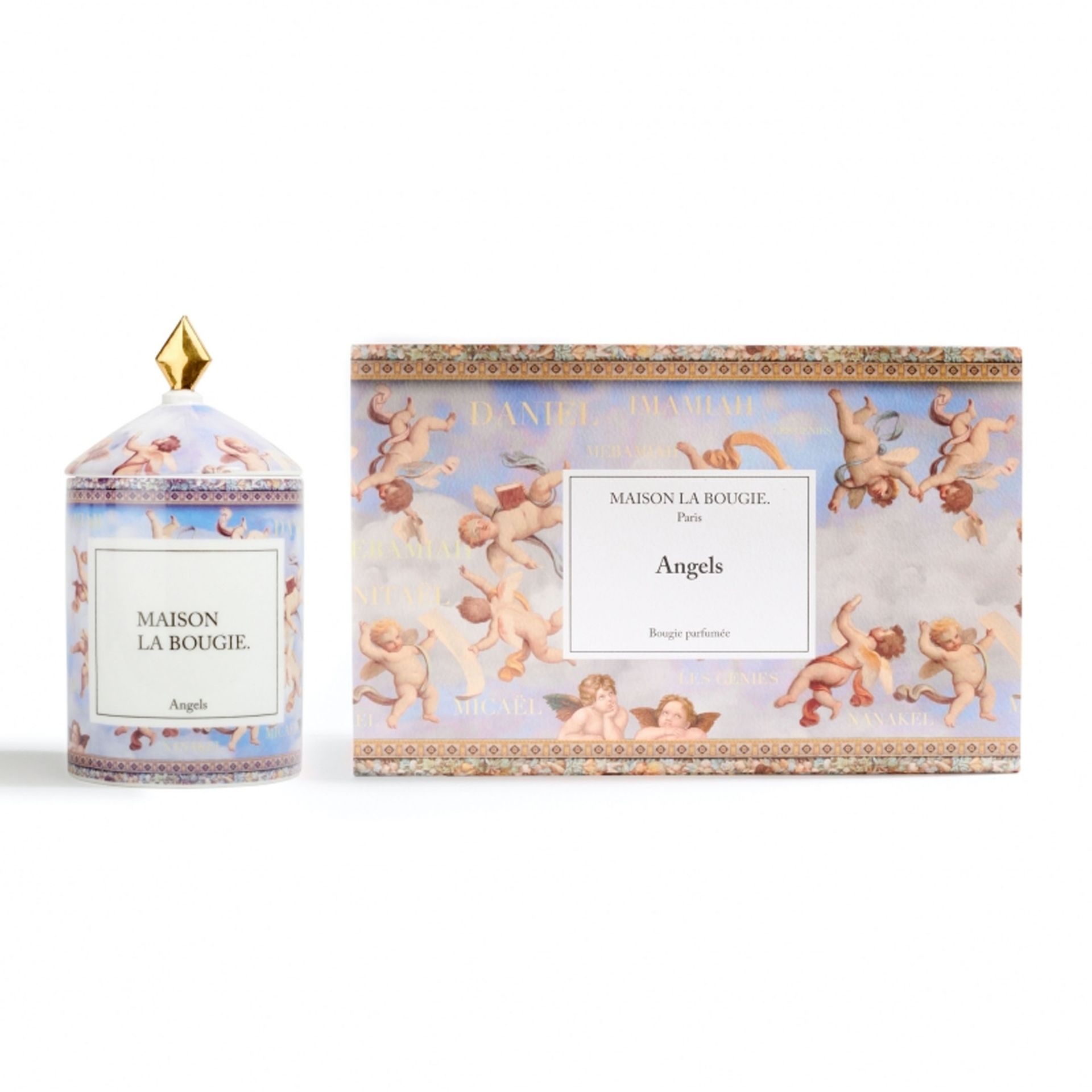 Maison La Bougie Candela Miracle Gallery Angles Fragranza Muschio e Fiori 350 gr MLB54