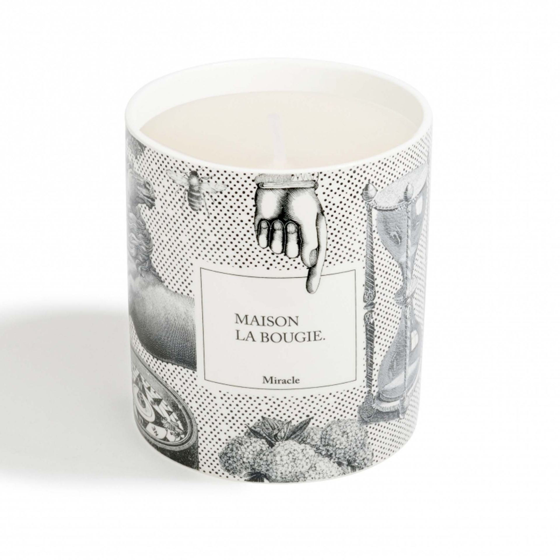Maison La Bougie Candela Miracle Gallery Miracle Fragranza Ambra e Fava Tonka 2 kg MLBBIG90