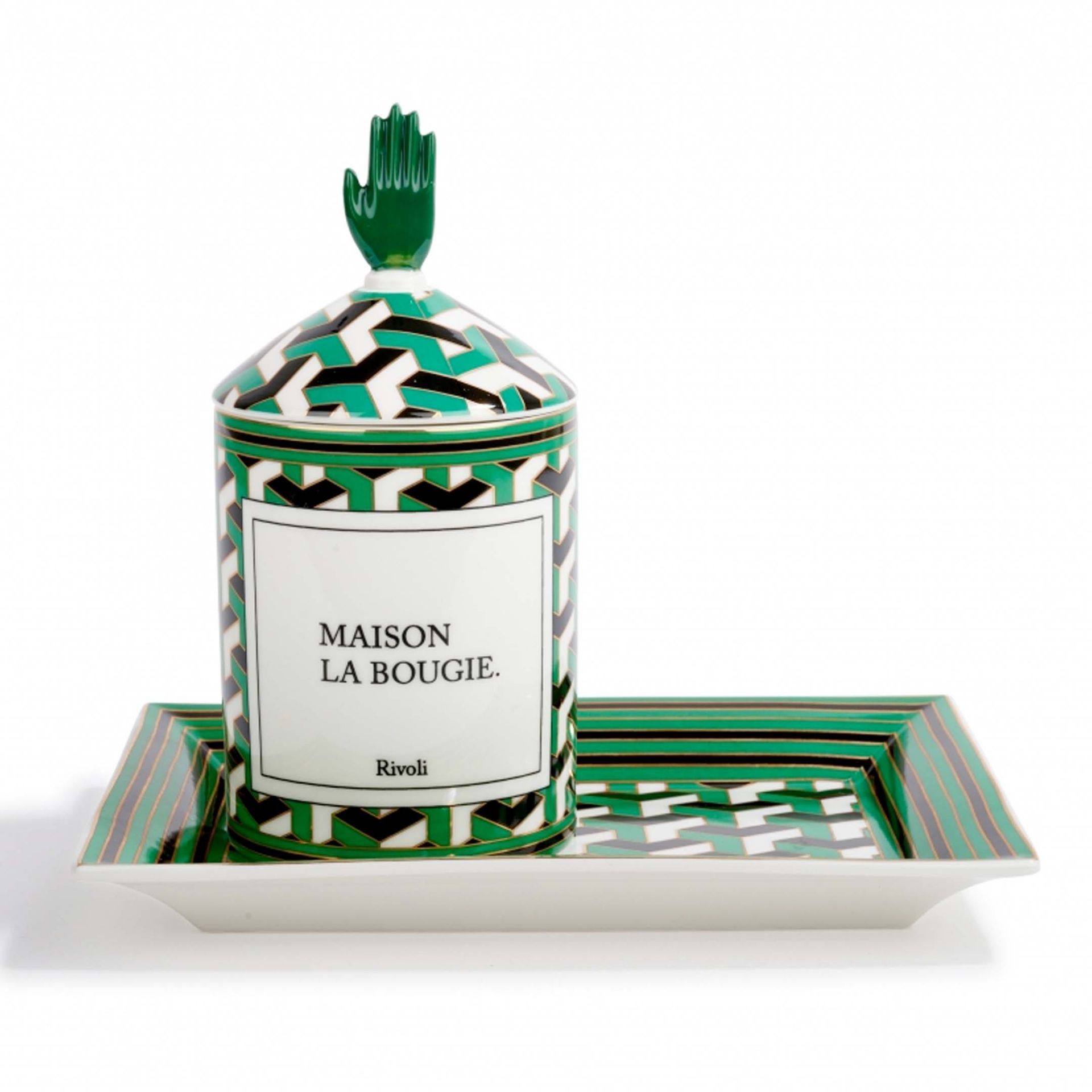 Maison La Bougie Svuotatasche Miracle Gallery Rivoli Verde 21.3 x 3 x 15.5 CM MLBVP57