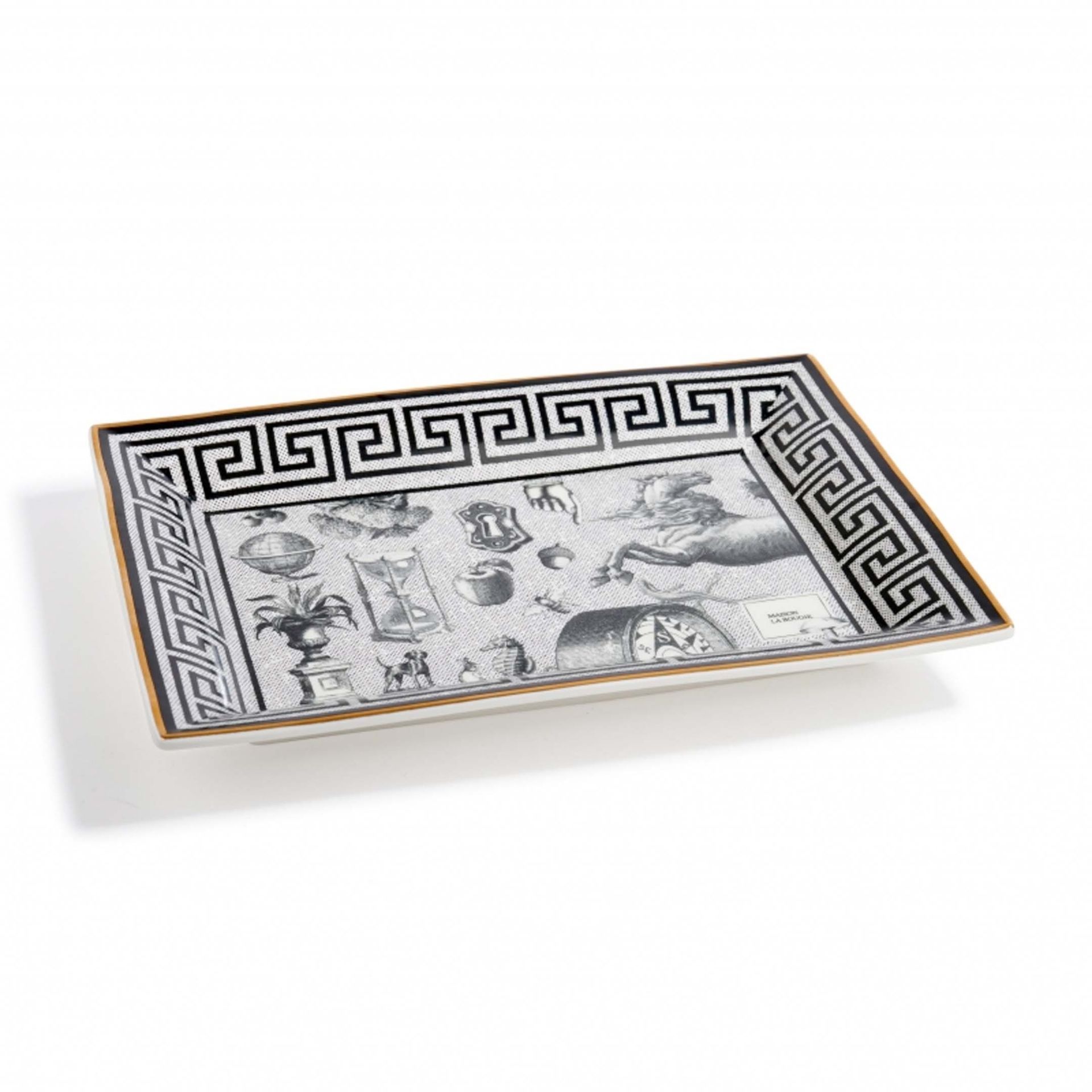 Maison La Bougie Svuotatasche Miracle Gallery Miracle Bianco e Nero 21.3 x 3 x 15.5 CM MLBVP90