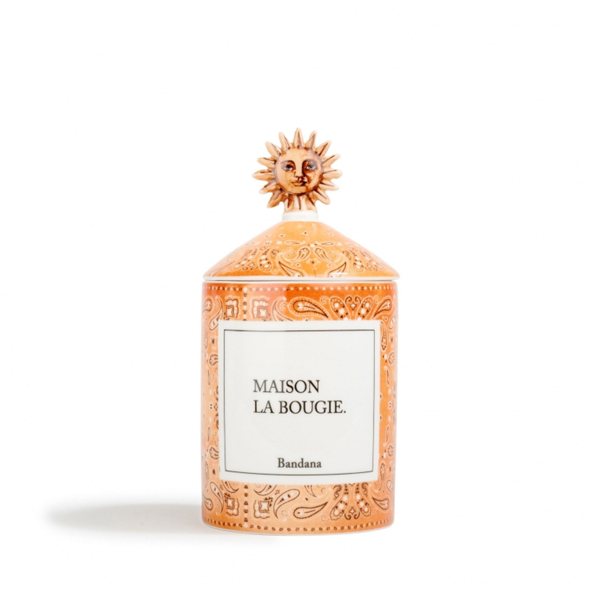 Maison La Bougie Candela Miracle Gallery Bandana Fragranza Ambra Intenso 350 gr MLB94