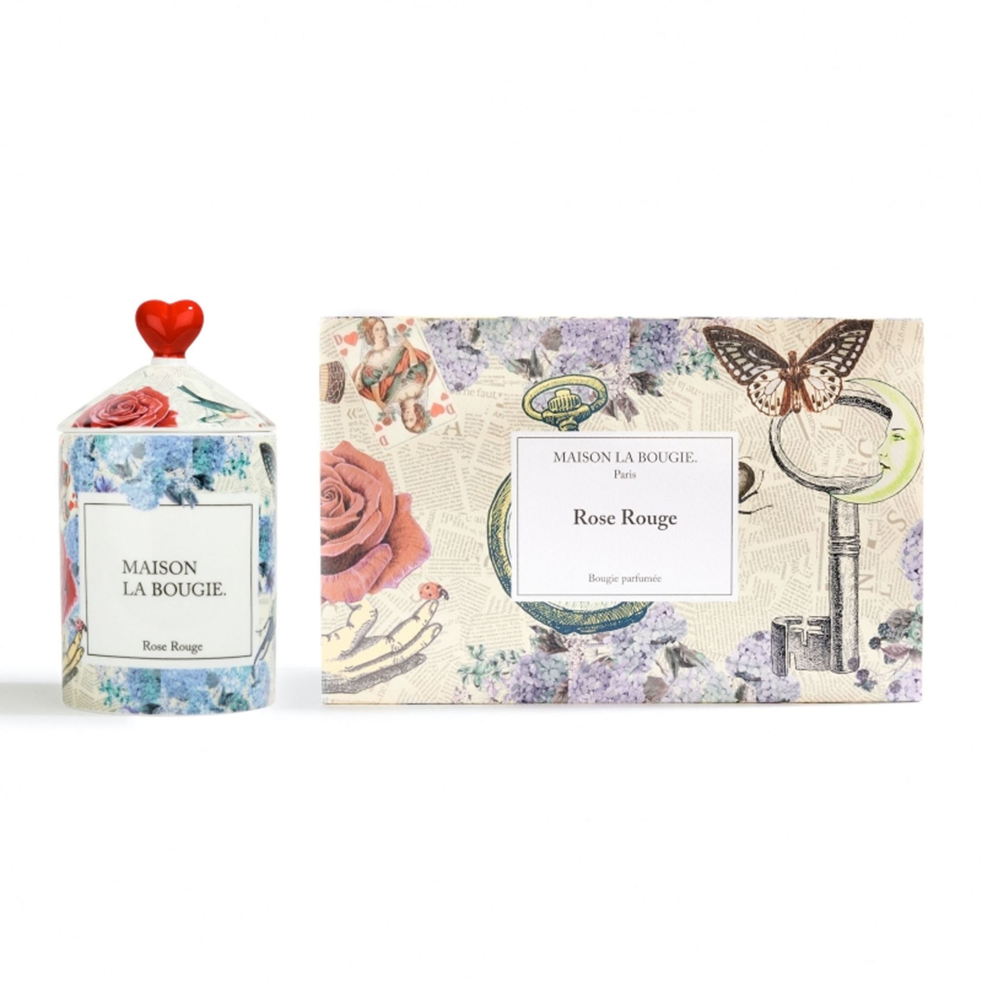 Maison La Bougie Candela Miracle Gallery Rose Rouge Fragranza Incenso e Fava Tonka 350 gr MLB59