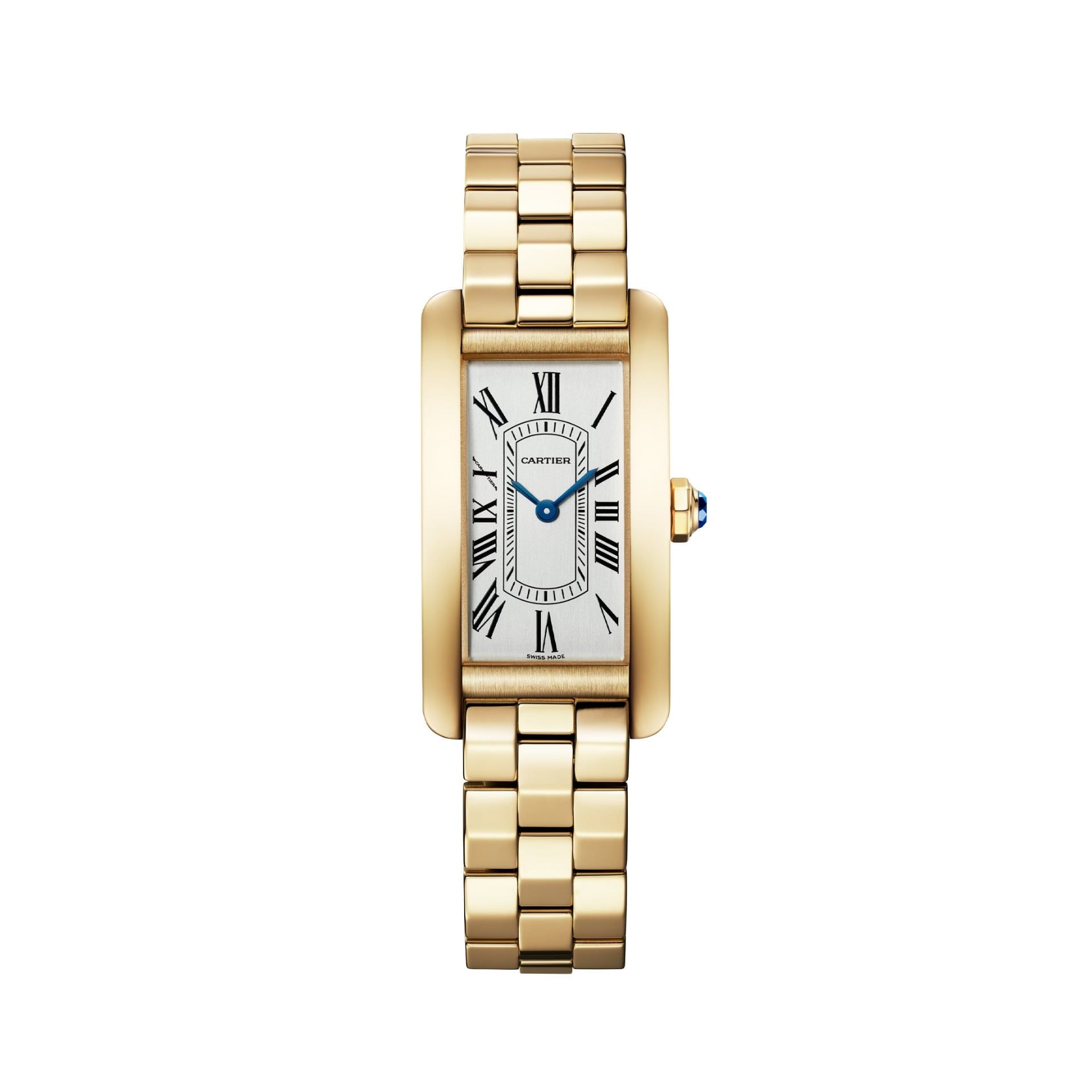 CARTIER Tank Américaine Modello Piccolo, Oro Giallo 35.4 X 19.4 MM WGTA0406