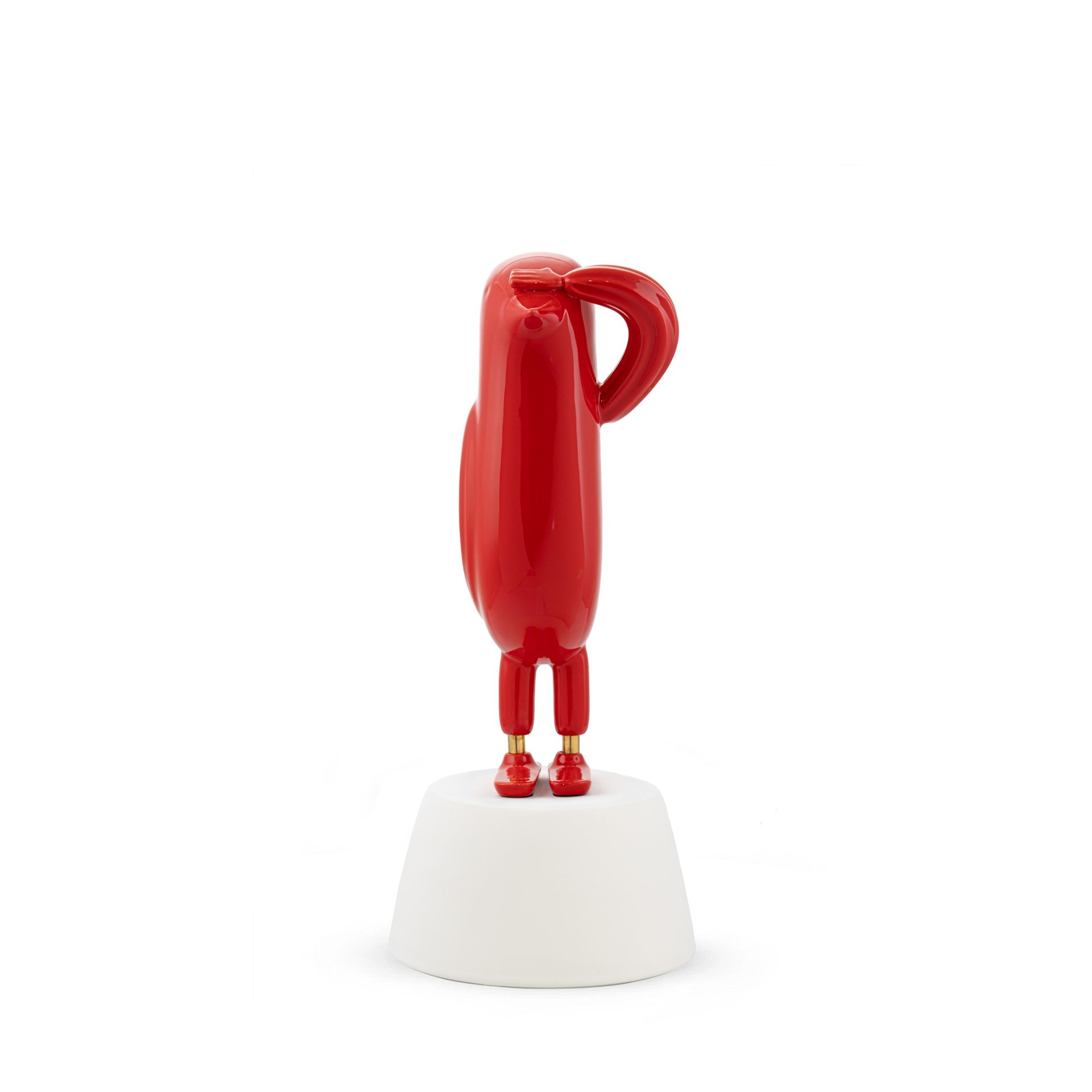 BOSA Scultura Mini Hopebird Rosso Acceso (Jaime Hayon) 16.5 CM - H 37 CM A-H67/74+04S