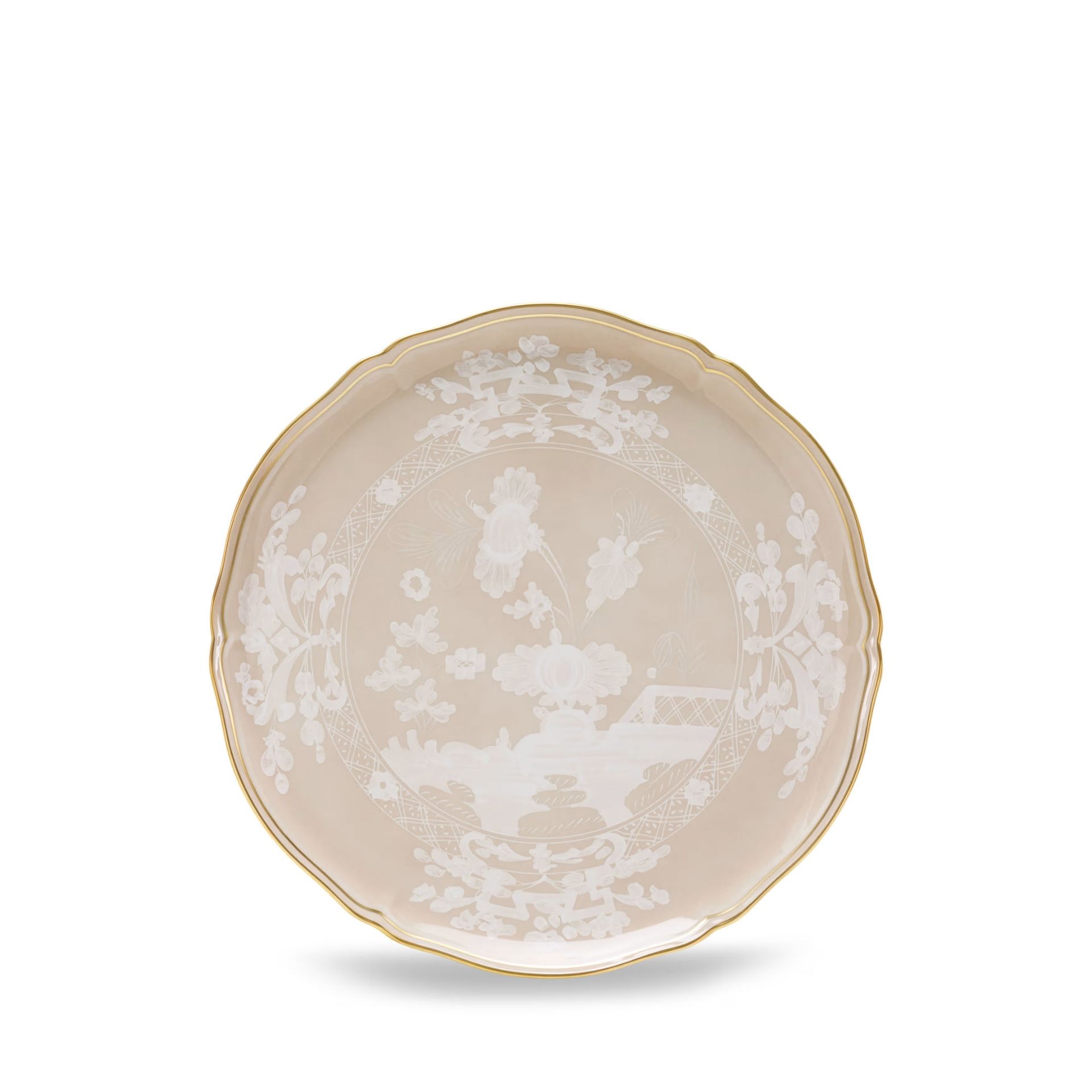 GINORI 1735 Alzata per Torta Oriente Italiano Meringa H 11.5 CM - Ø 30.5 CM 003RG00 FCT400LX0305G00135700