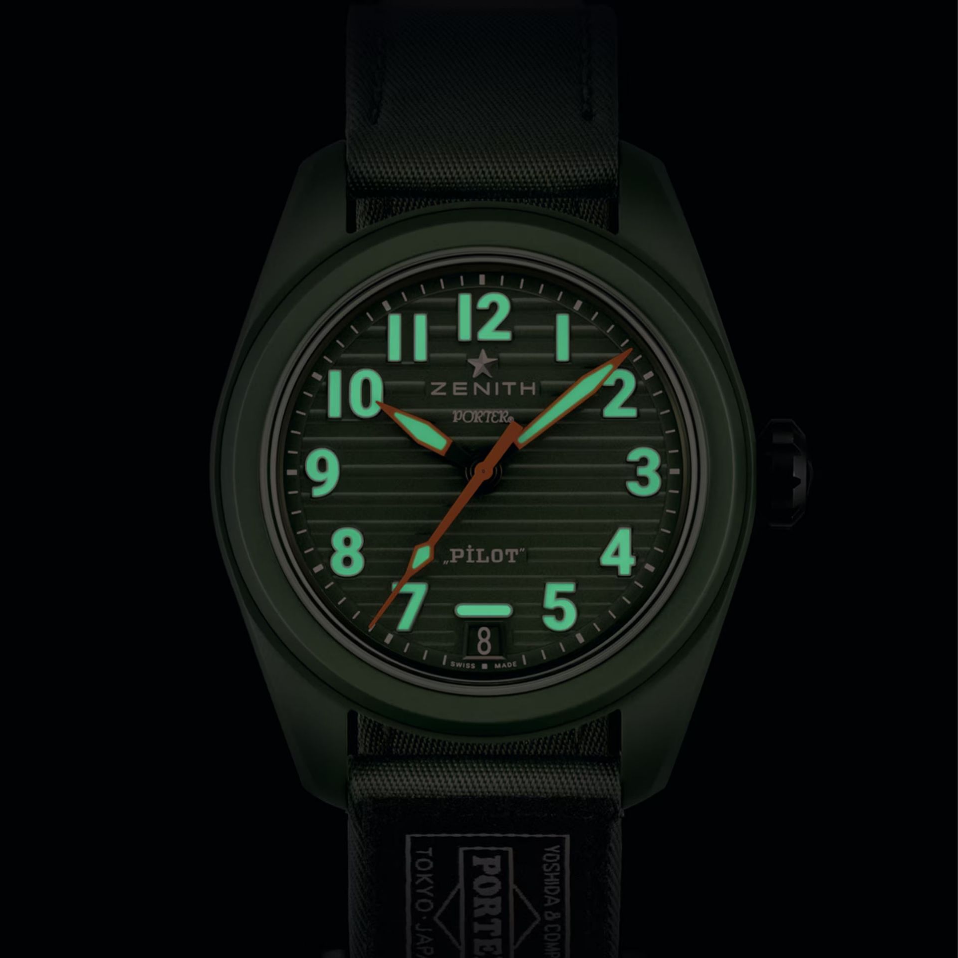 ZENITH Pilot Centrale Automatic Porter 40 MM 49.4001.3620/63.I001