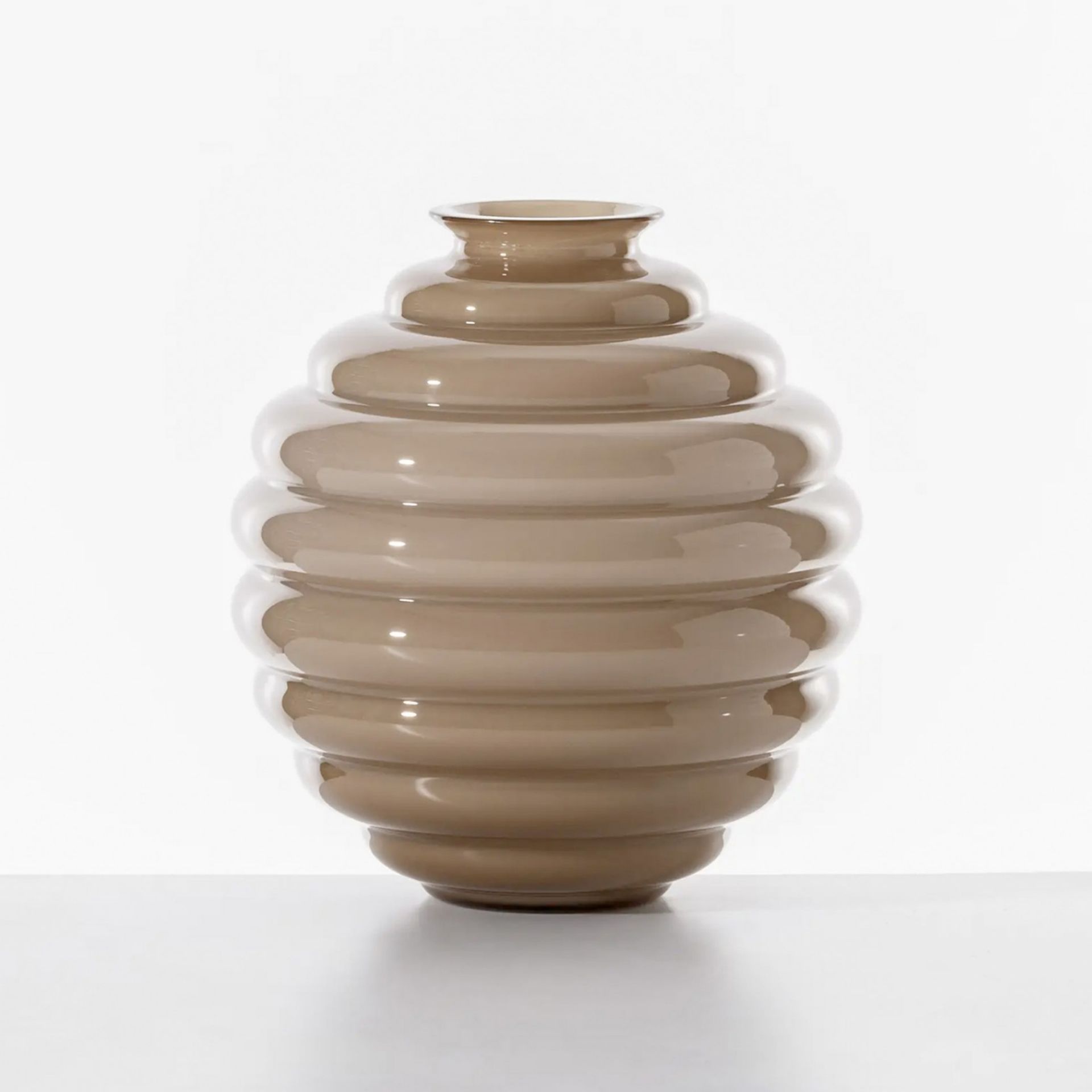 VENINI Vaso Dèco Large Moka 26 CM - H 29 CM 707.10