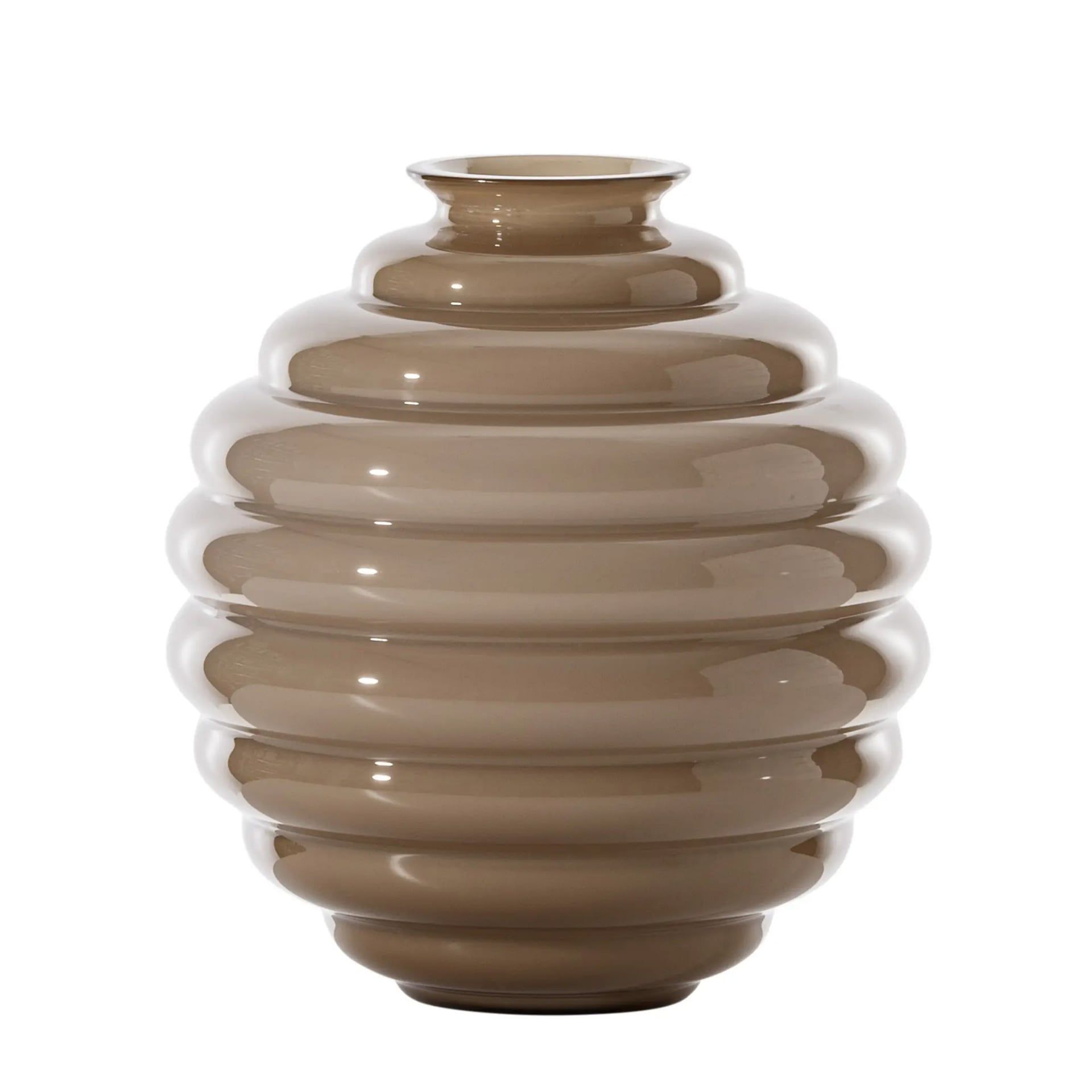 VENINI Vaso Dèco Large Moka 26 CM - H 29 CM 707.10