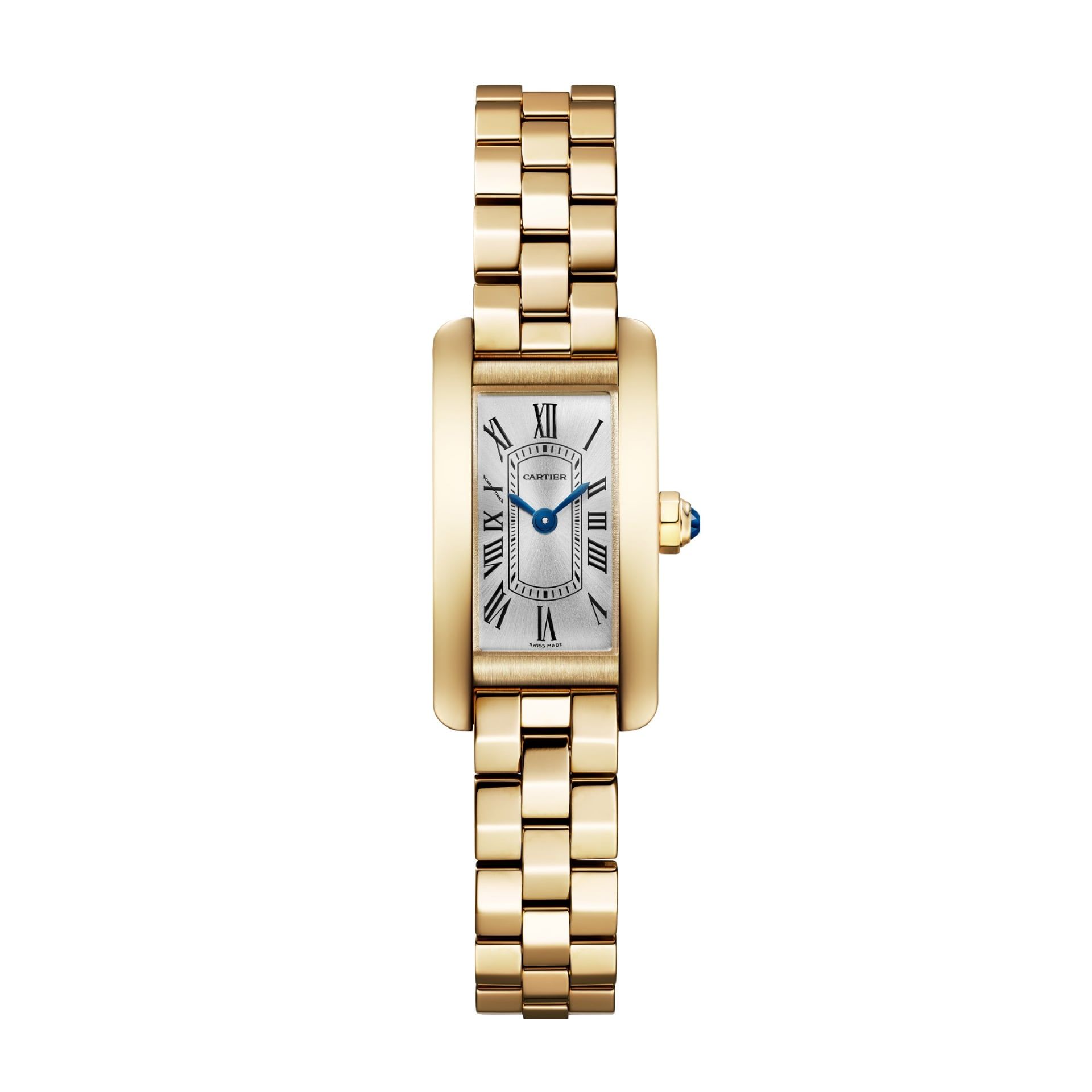 CARTIER Tank Américaine Modello Mini, Oro Giallo 28 x 15,2 MM WGTA0405