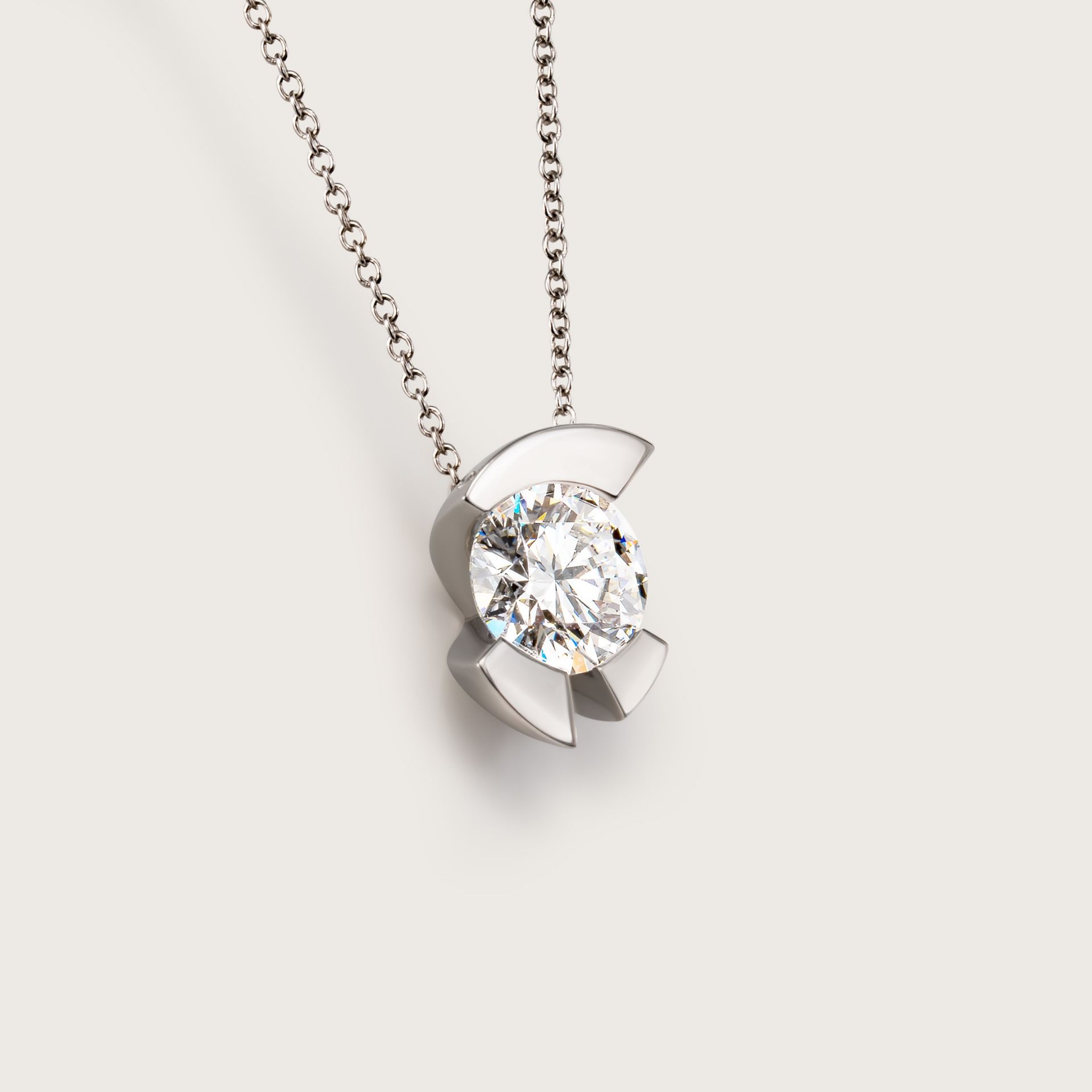 ASTRUA Ciondolo Duse, Platino, Diamante  DU96DB.XL
