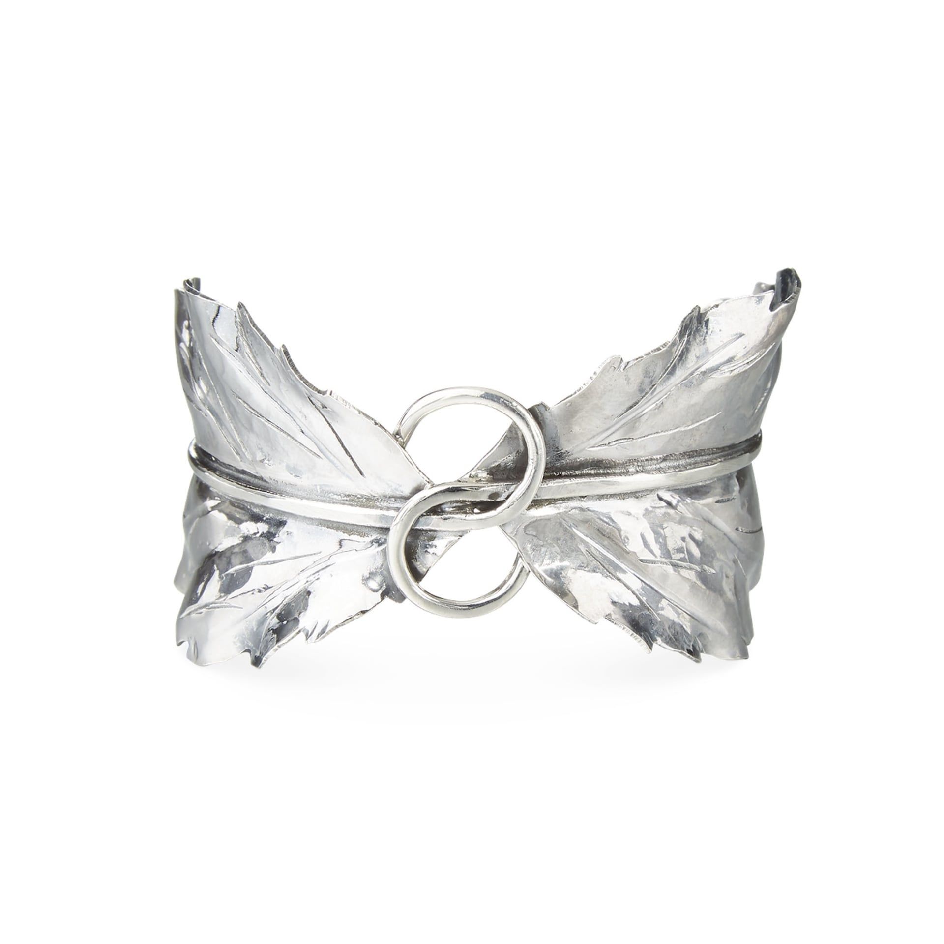 BUCCELLATI Bracciale Mario Leaf Foglia di Melo in Argento  JAGBRA018187