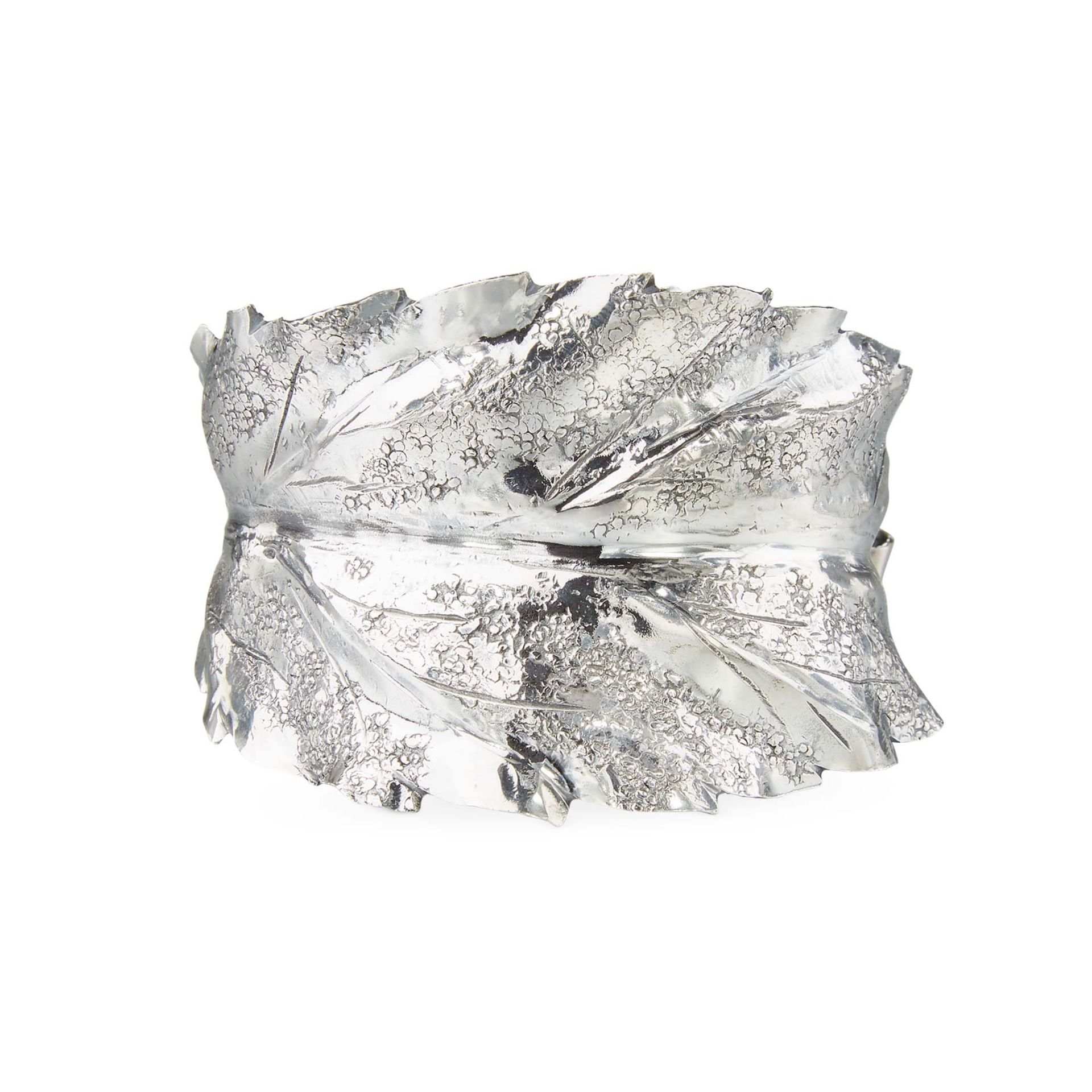 BUCCELLATI Bracciale Mario Leaf Foglia di Nespolo in Argento  JAGBRA018185