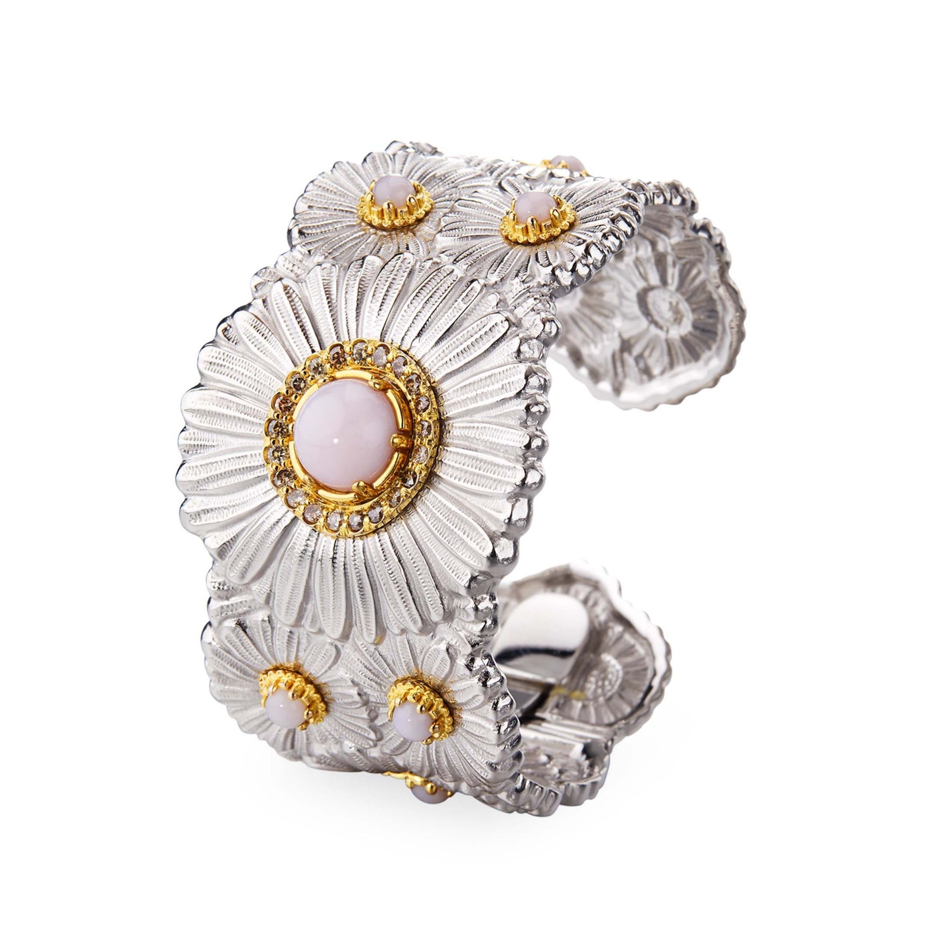 BUCCELLATI Bracciale Blossom Color in Argento con Opale  JAGBRA023545