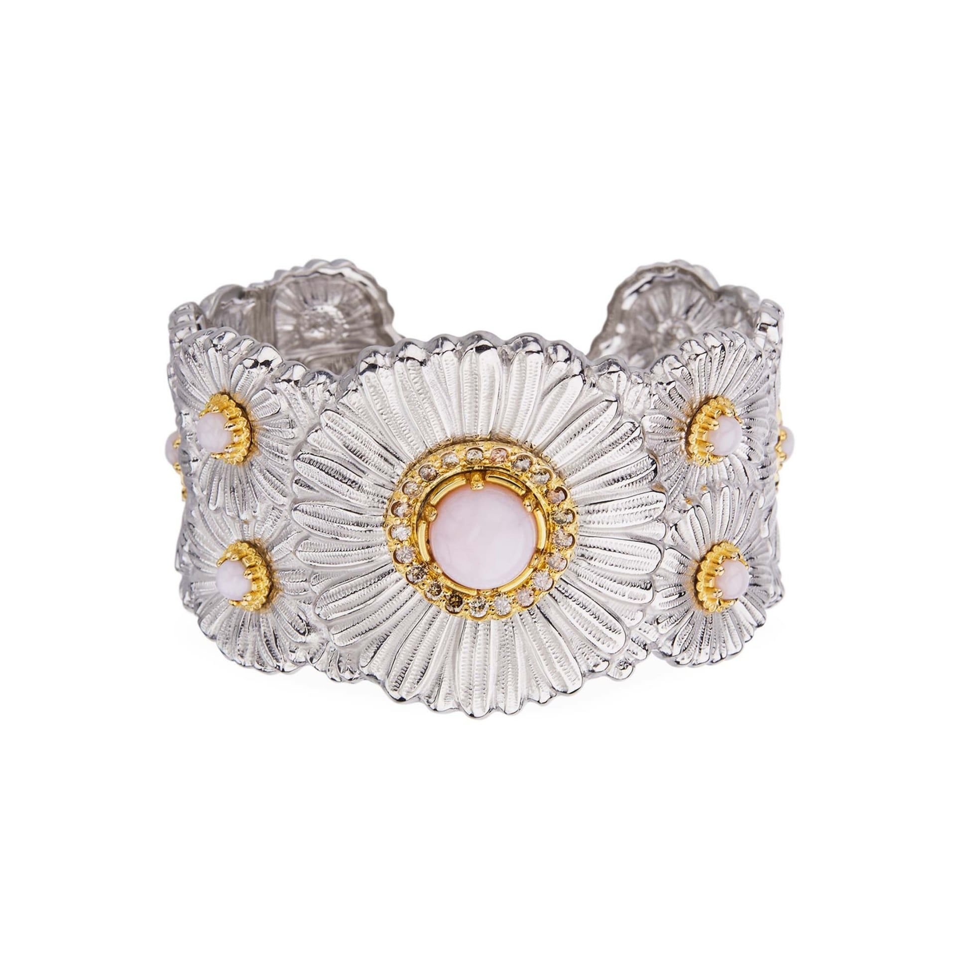 BUCCELLATI Bracciale Blossom Color in Argento con Opale  JAGBRA023545