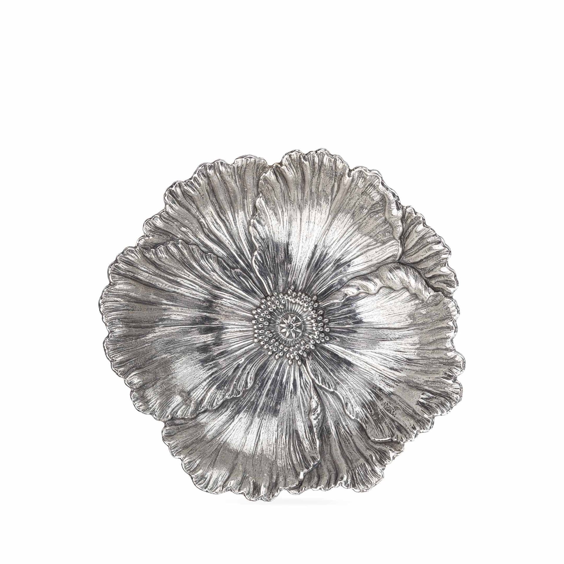 BUCCELLATI Ciotola Flowers Papavero Media in Argento Ø 13 CM SAGBOW000171