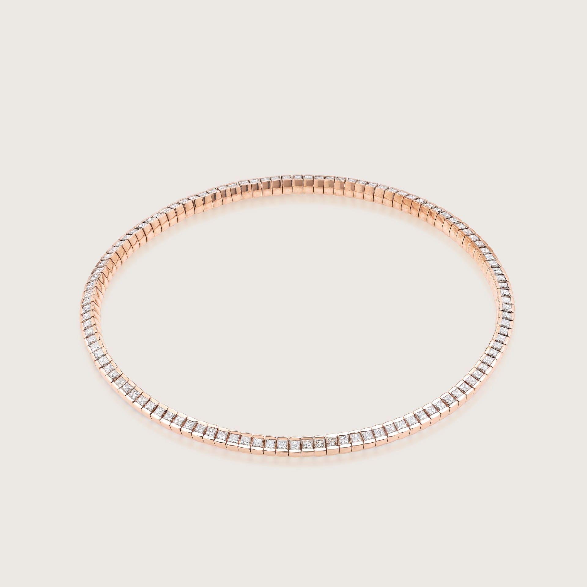 ASTRUA Collana Petali, Oro Rosa, Diamanti  PE65DBP.3