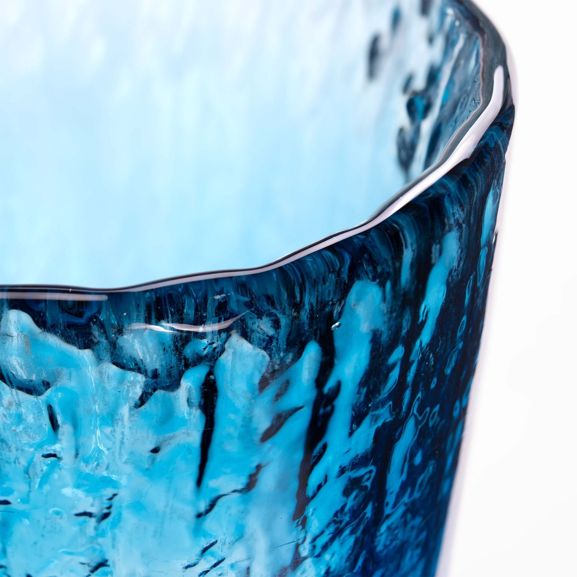 SALVIATI Vaso Palina Blu Avio Ø 18 CM - H 27 CM 25002