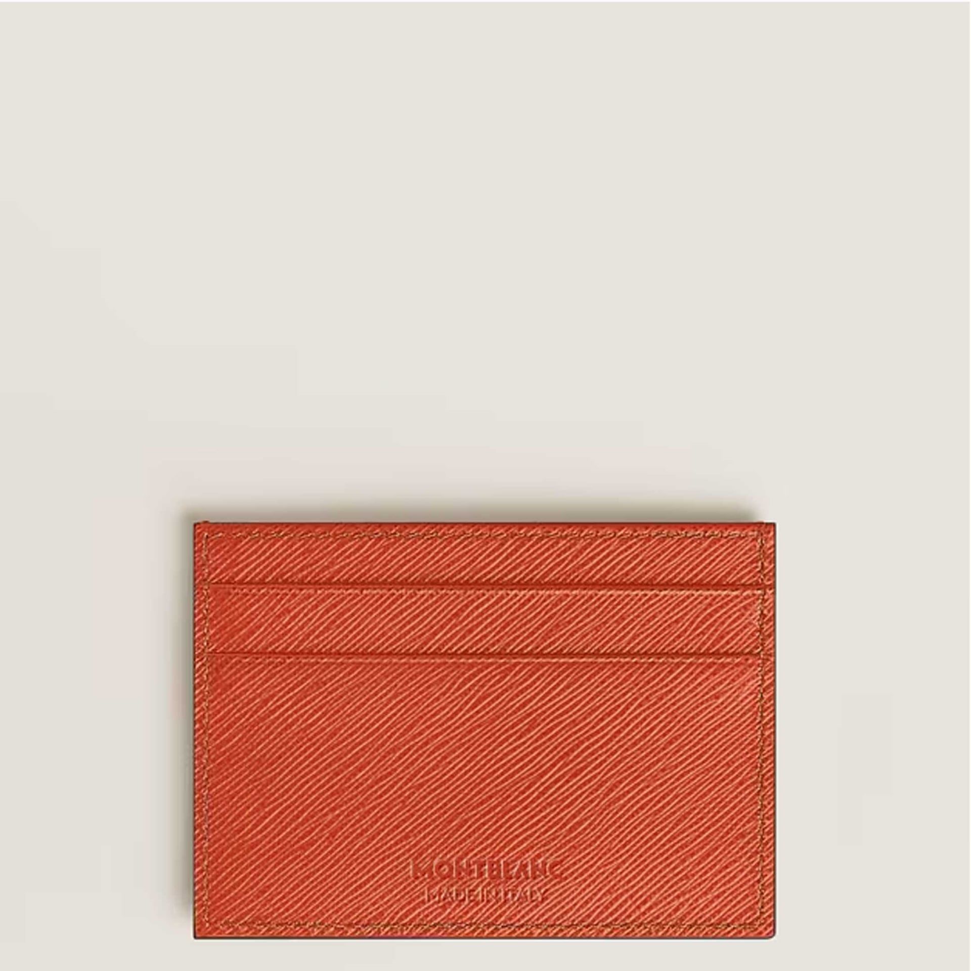 MONTBLANC Portacarte 5 scomparti Sartorial Mandarino  221352
