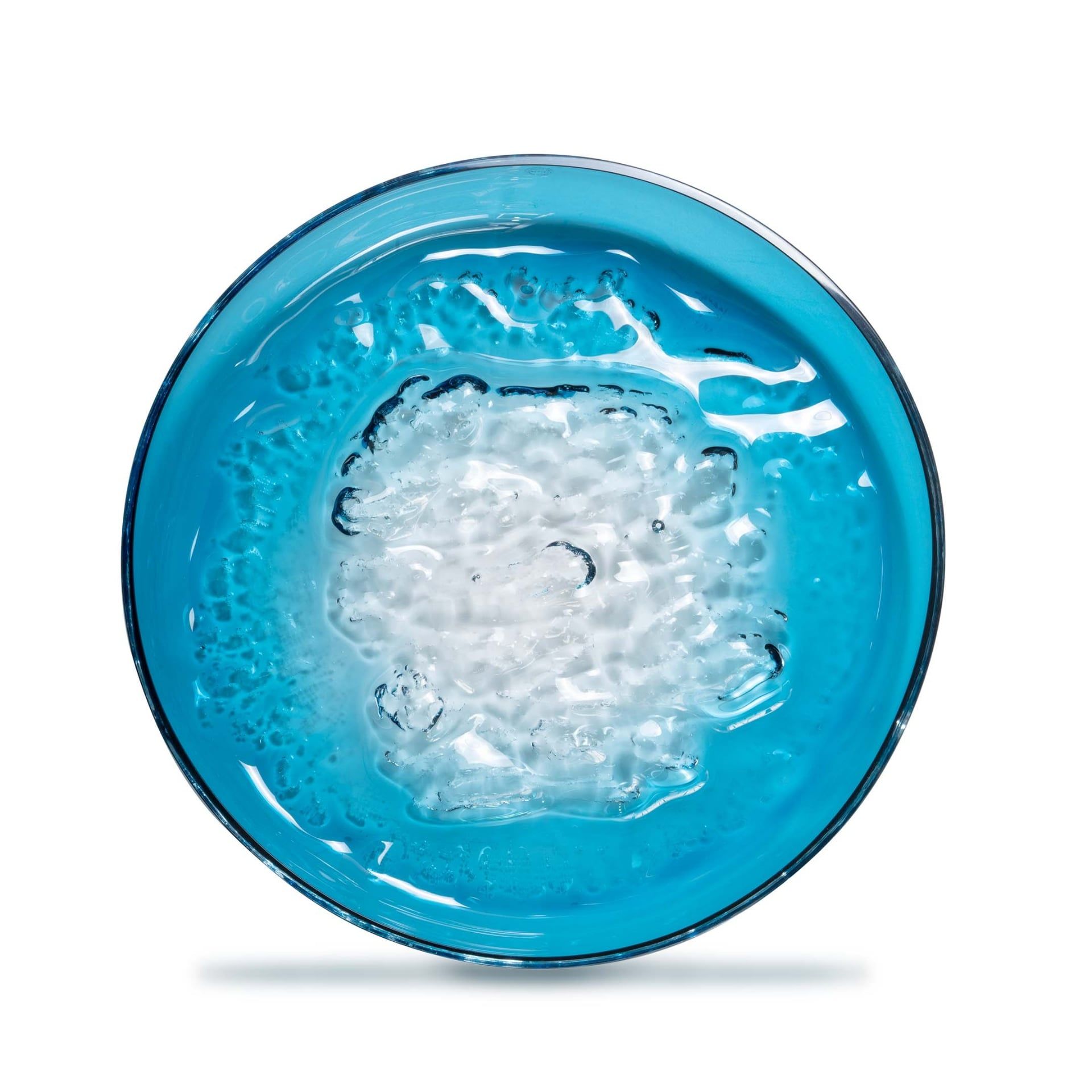 SALVIATI Piatto Fondamenta Blu Avio Ø 37 CM - H 6 CM 25003