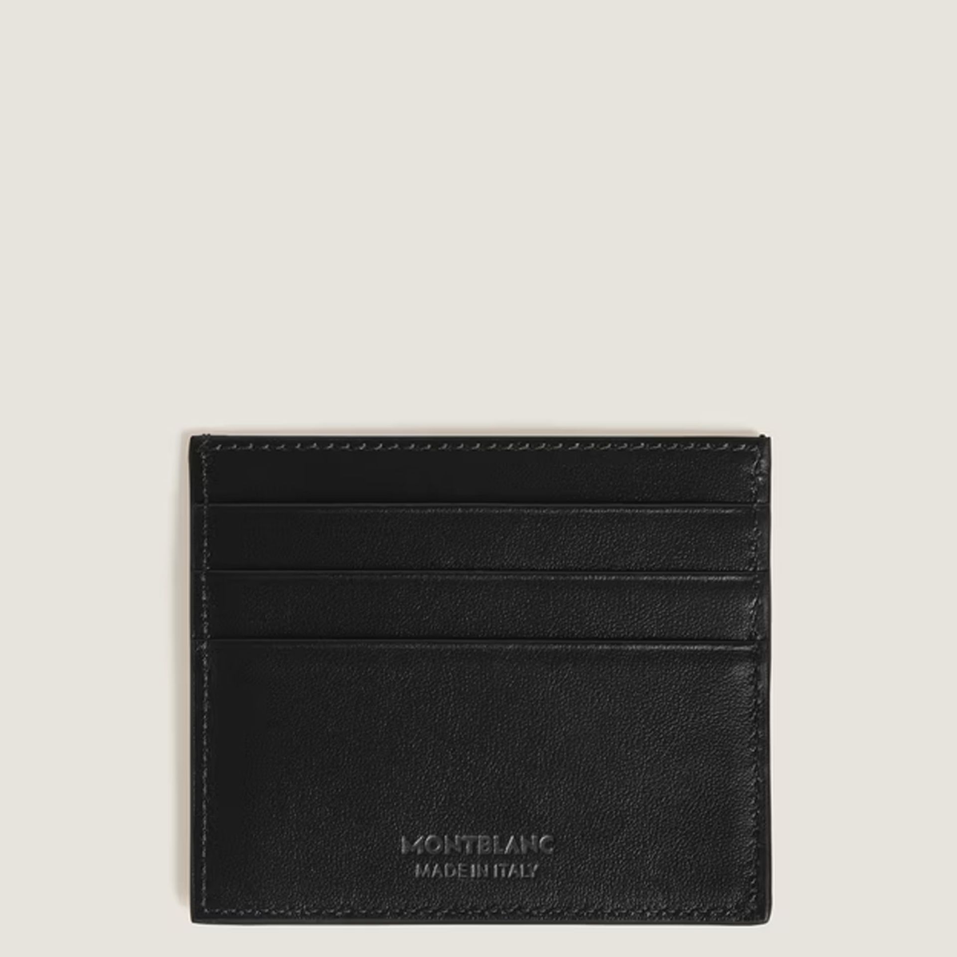 MONTBLANC Portacarte 6 Scomparti Meisterstück Blu Inchiostro / Nero  221664