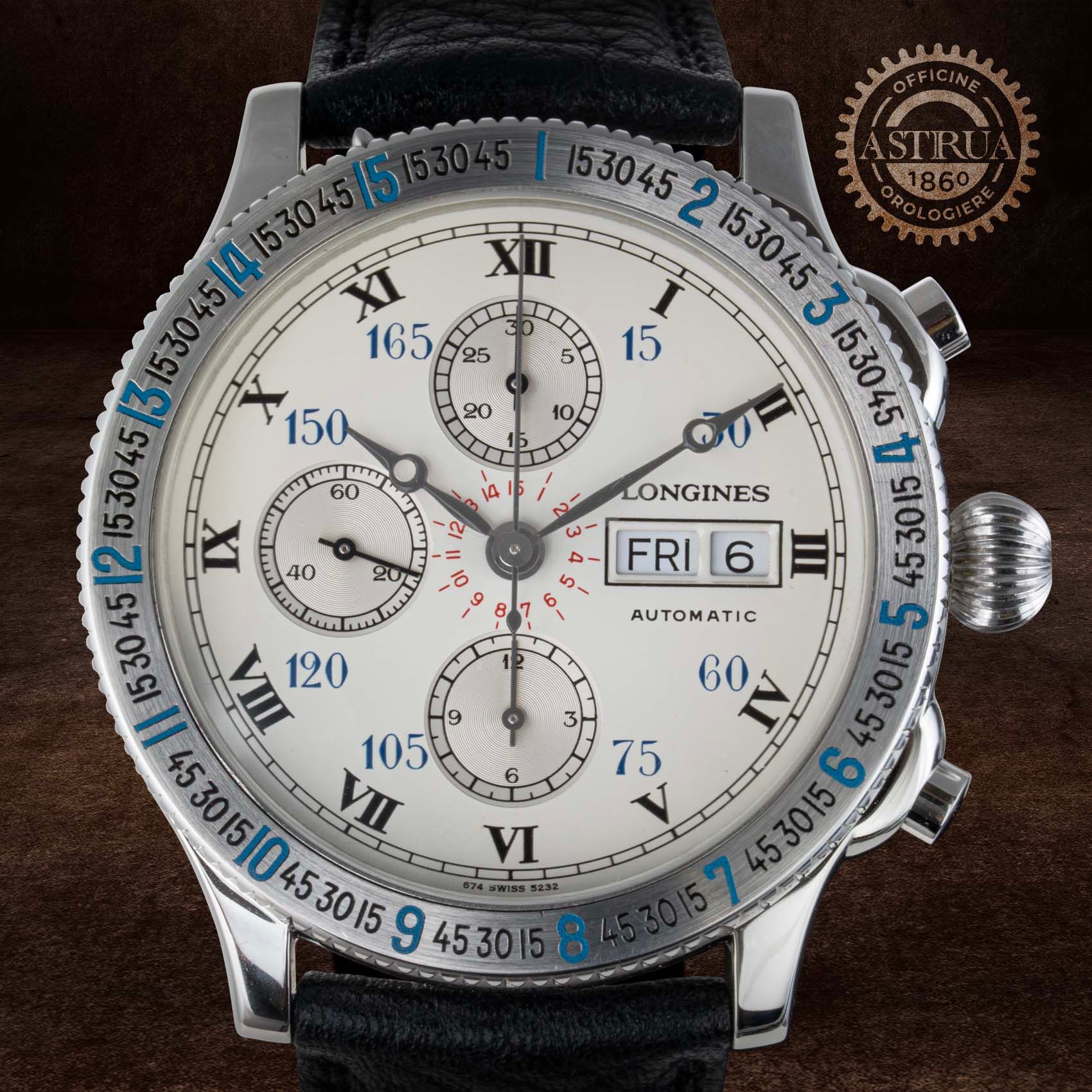 LONGINES Lindbergh Hour Angle Chronograph 41 MM L2.602.4.11.2