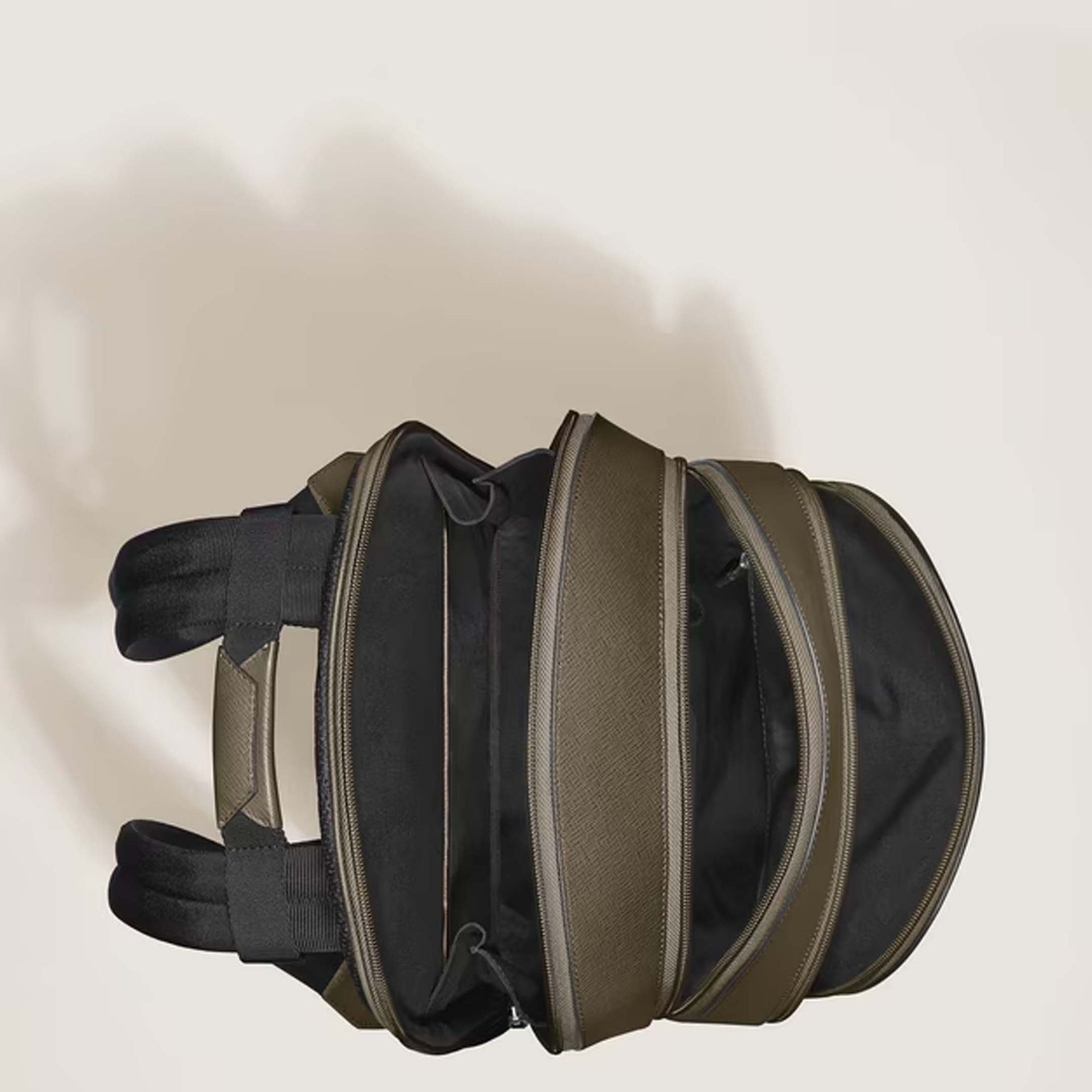 MONTBLANC Zaino Medio Kaki Con 3 Scomparti Sartorial  221542