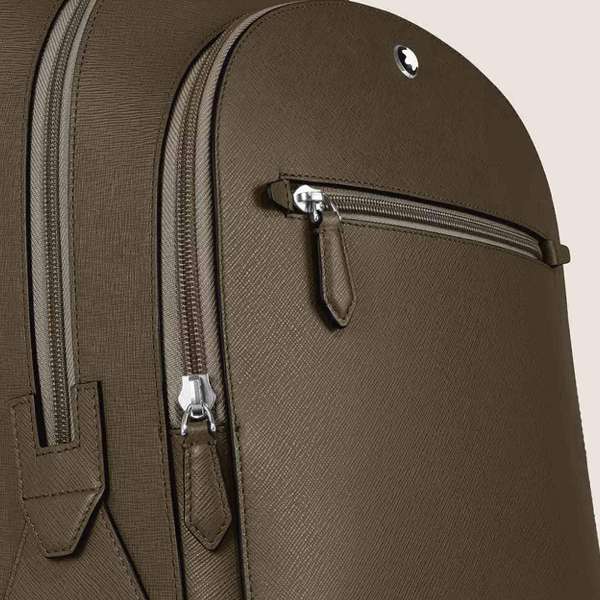 MONTBLANC Zaino Medio Kaki Con 3 Scomparti Sartorial  221542
