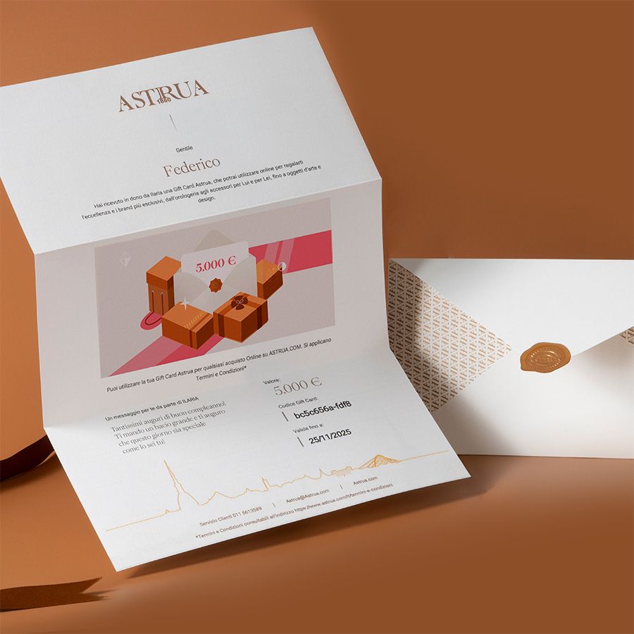  Gift Card Astrua • 5000€  GIFT5000