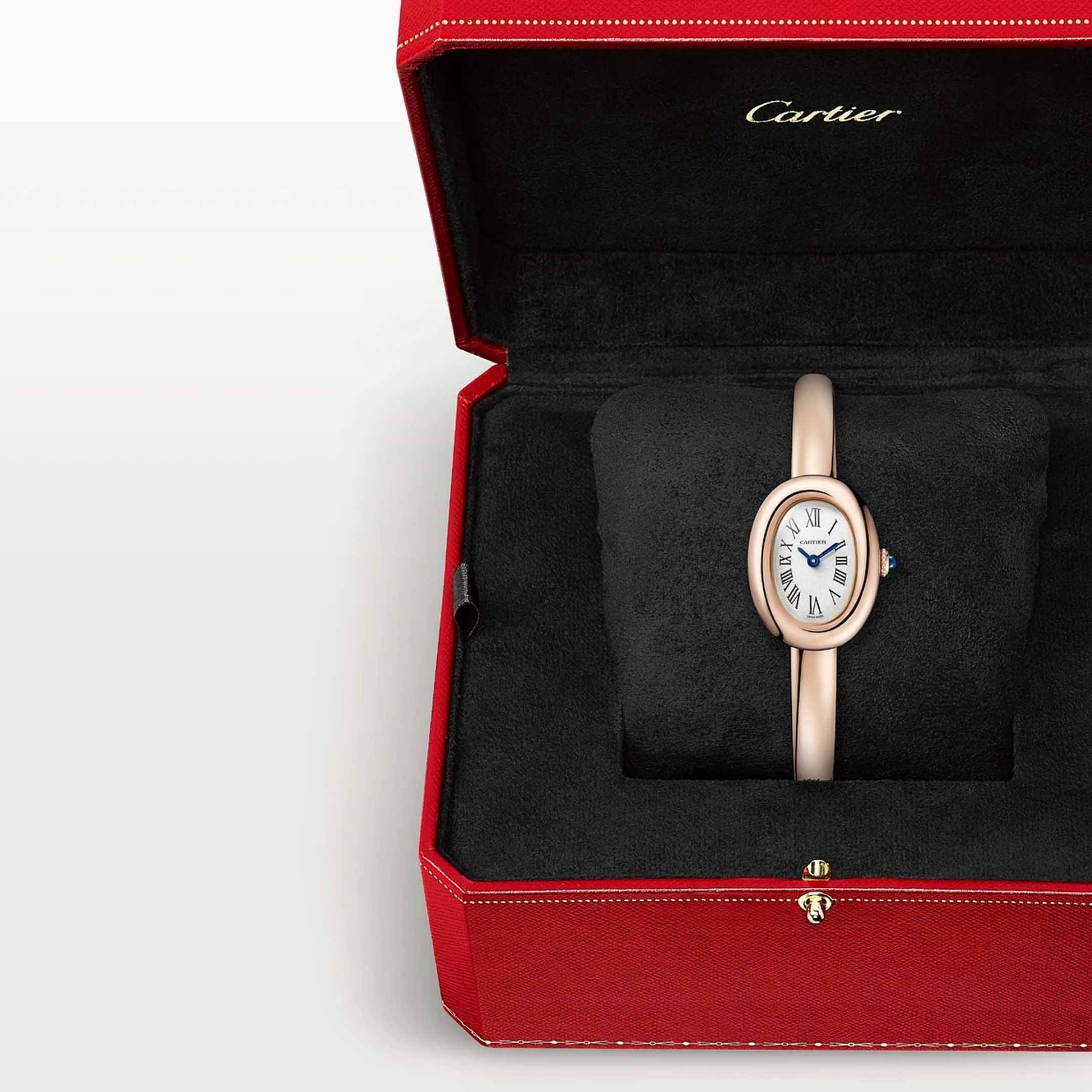 CARTIER Baignoire Modello Mini, Oro Rosa (Misura 15) 24.6 X 18.7 MM WGBA0080
