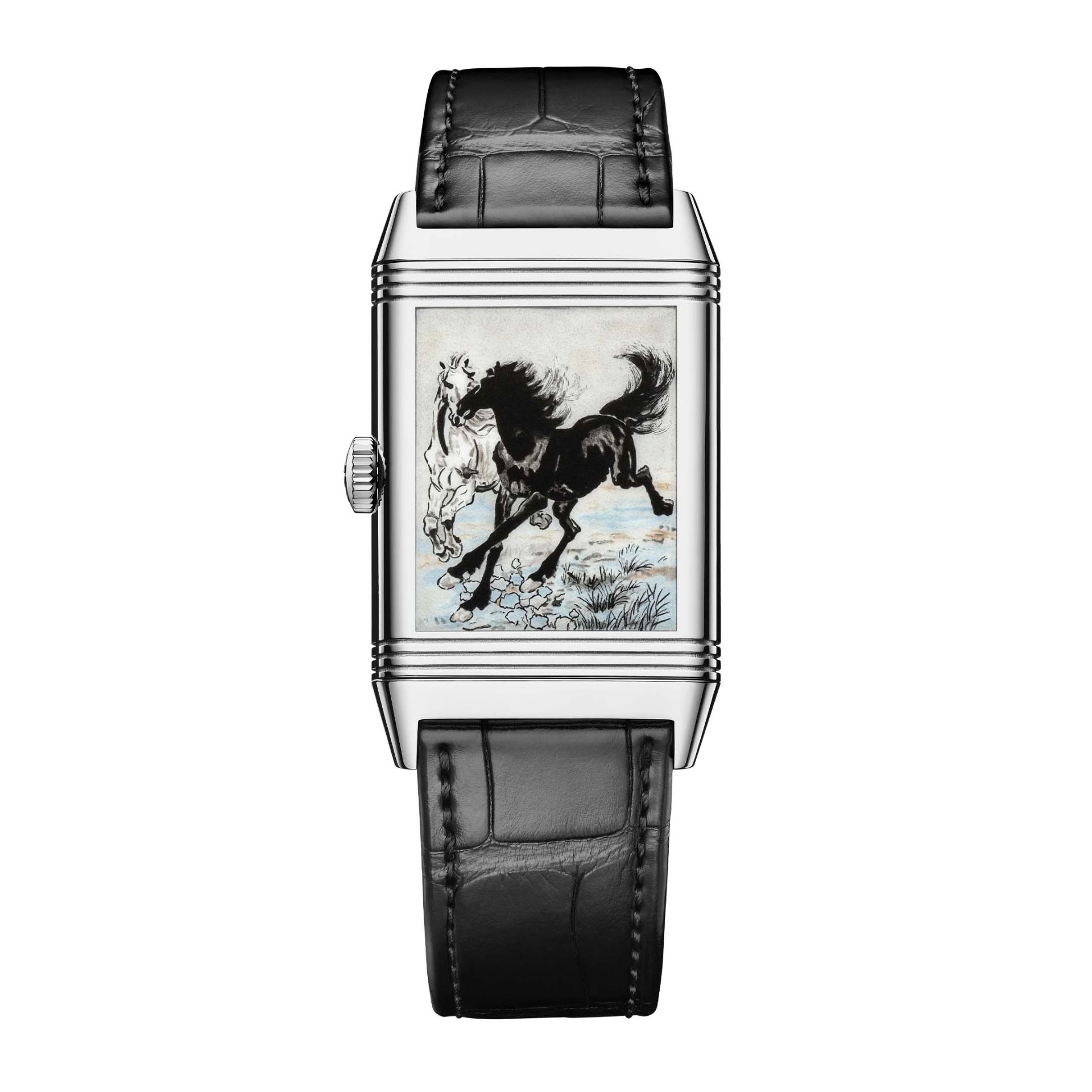 JAEGER-LECOULTRE Reverso Tribute Enamel Xu Beihong Due Cavalli 45.6 X 27.4 MM Q39334B2