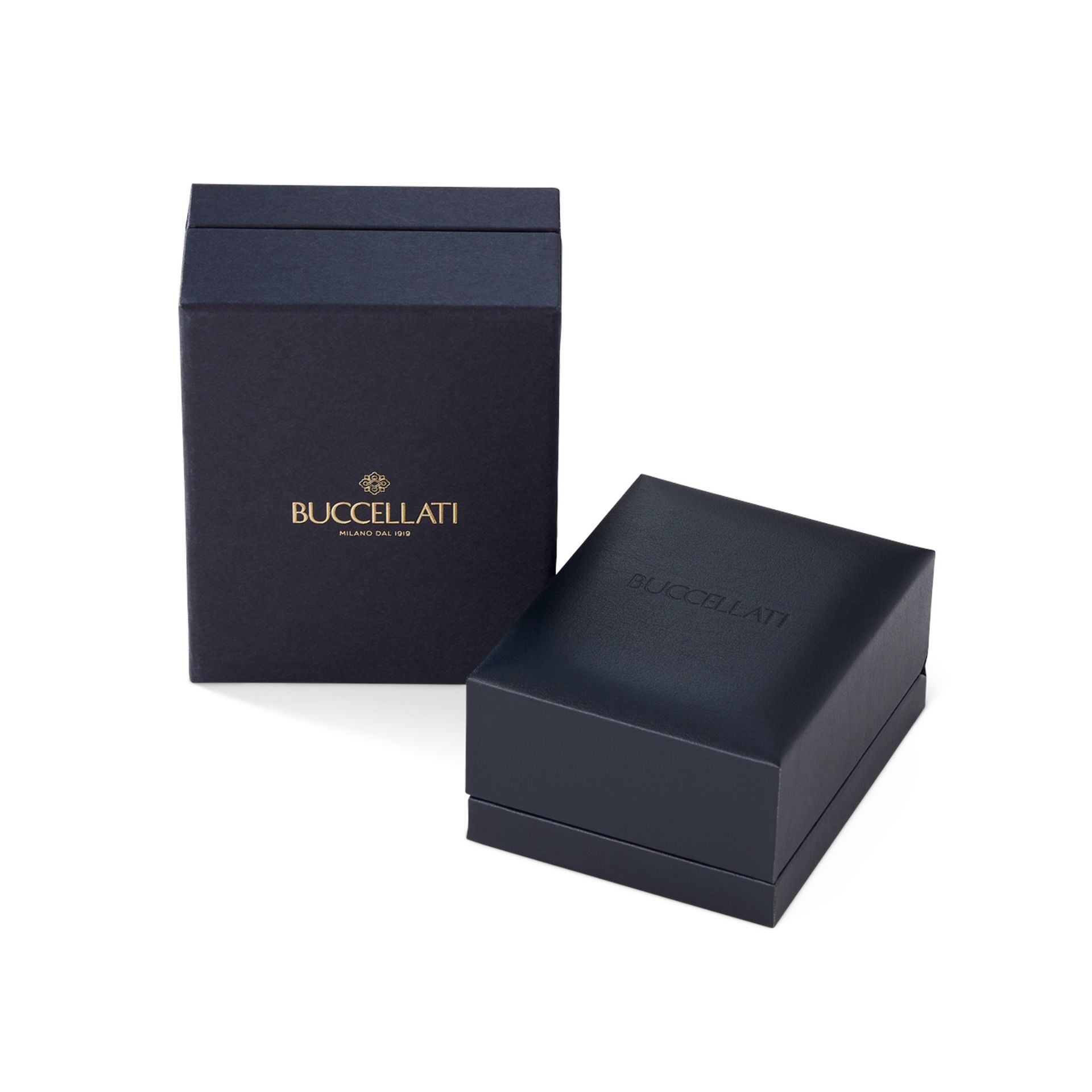 Buccellati Orecchini Pendenti Ramage in Oro Bianco e Giallo con Diamanti  JAUEAR006480