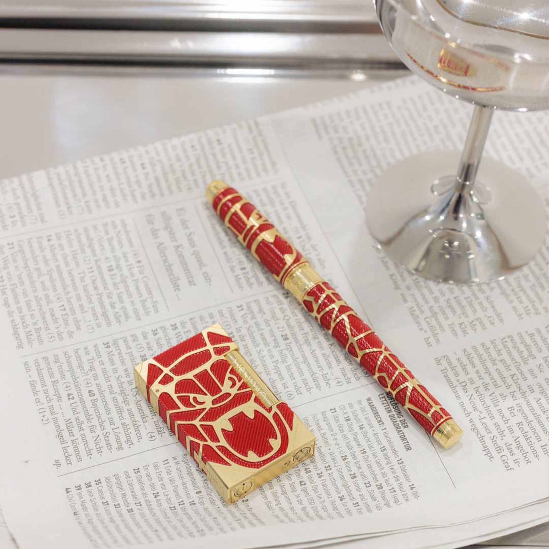 S. T. DUPONT Accendino Ligne 2 Orlinski Laccato Rosso  C16061CL