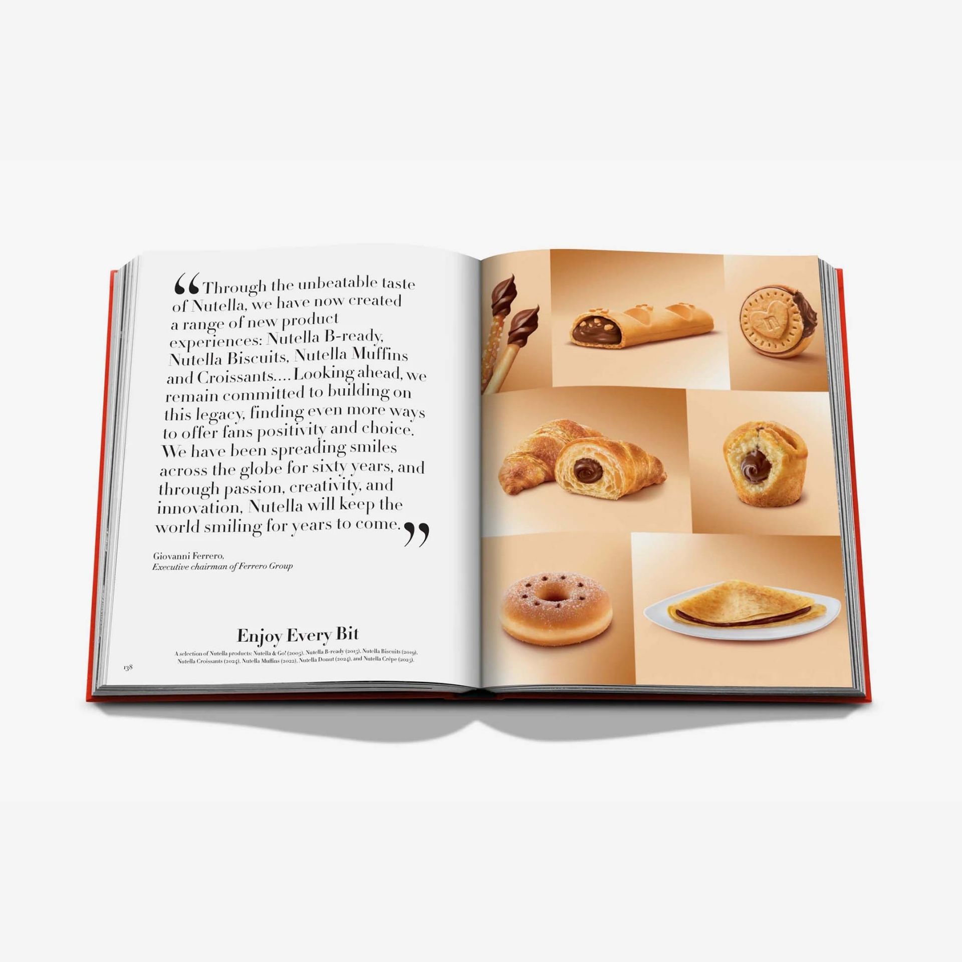ASSOULINE Libro Nutella 25 x 4 x H 32 CM 9781649805072