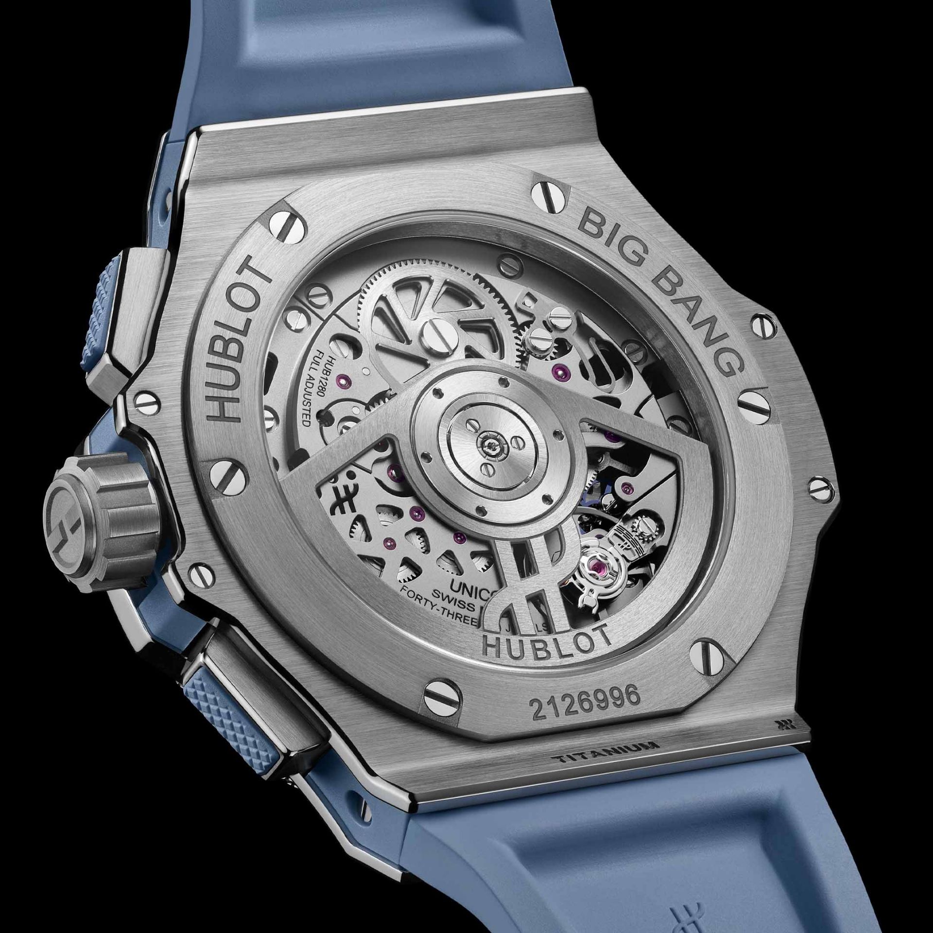 HUBLOT Big Bang Original Unico Titanium Coal Blue 43 MM 431.NX.717B.RX