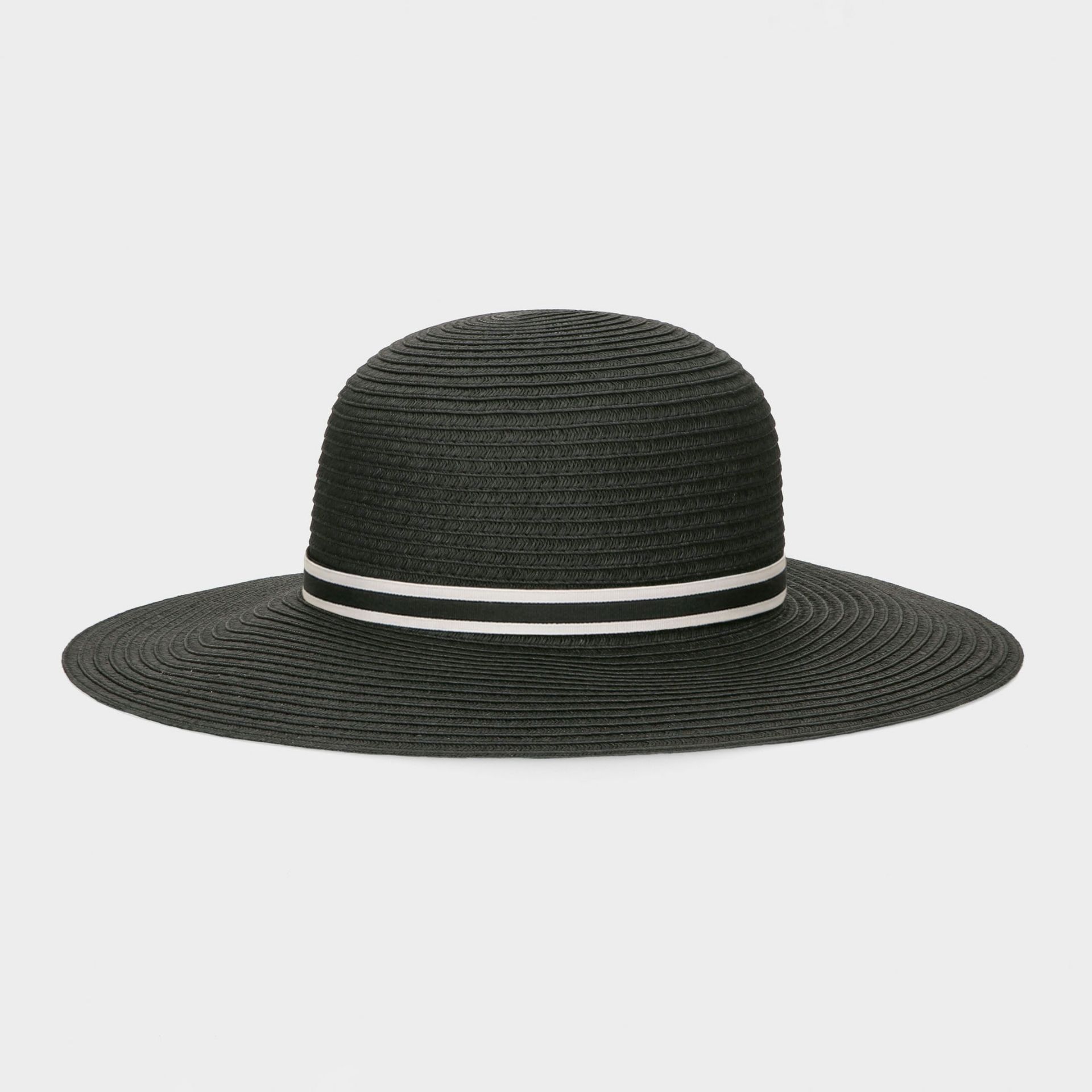 BORSALINO Cappello Giselle Treccia Carta Nero  232194-02V2