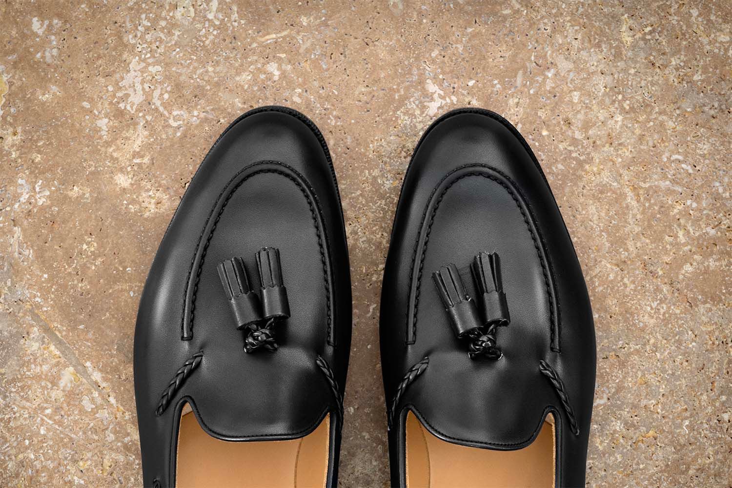 EDWARD GREEN Belgravia - Mocassino Con Nappine - Black  BELGRAVIA