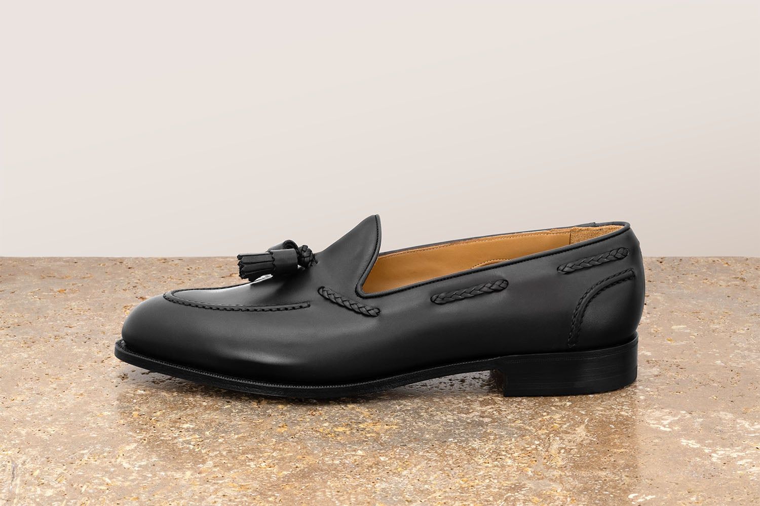 EDWARD GREEN Belgravia - Mocassino Con Nappine - Black  BELGRAVIA