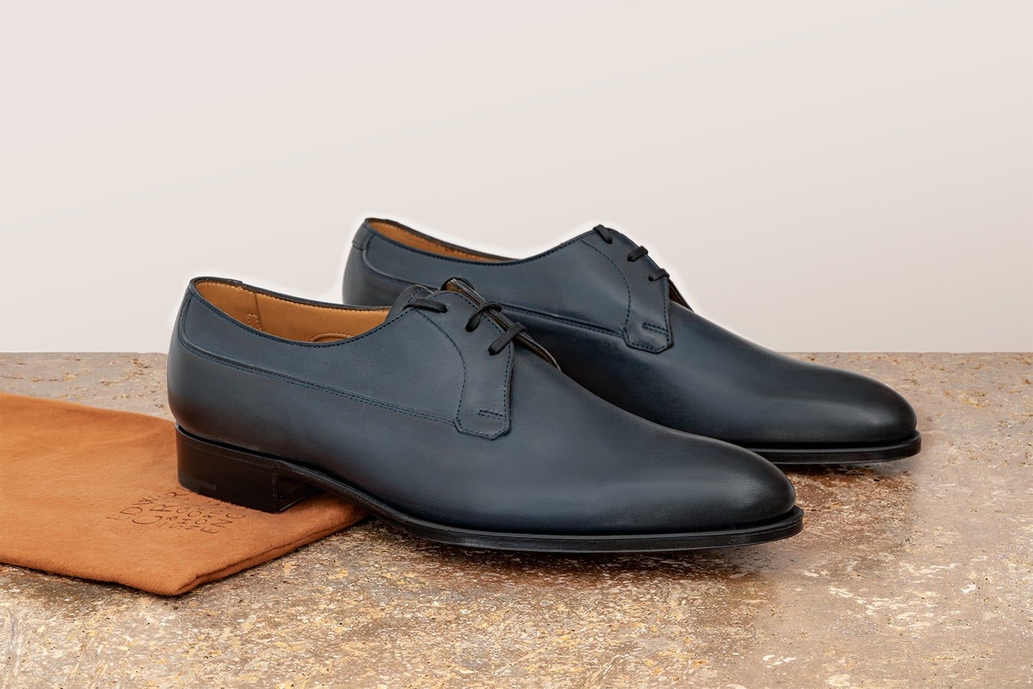 EDWARD GREEN Grosvenor - Derby - Blazer Blue Delapre  GROSVENOR
