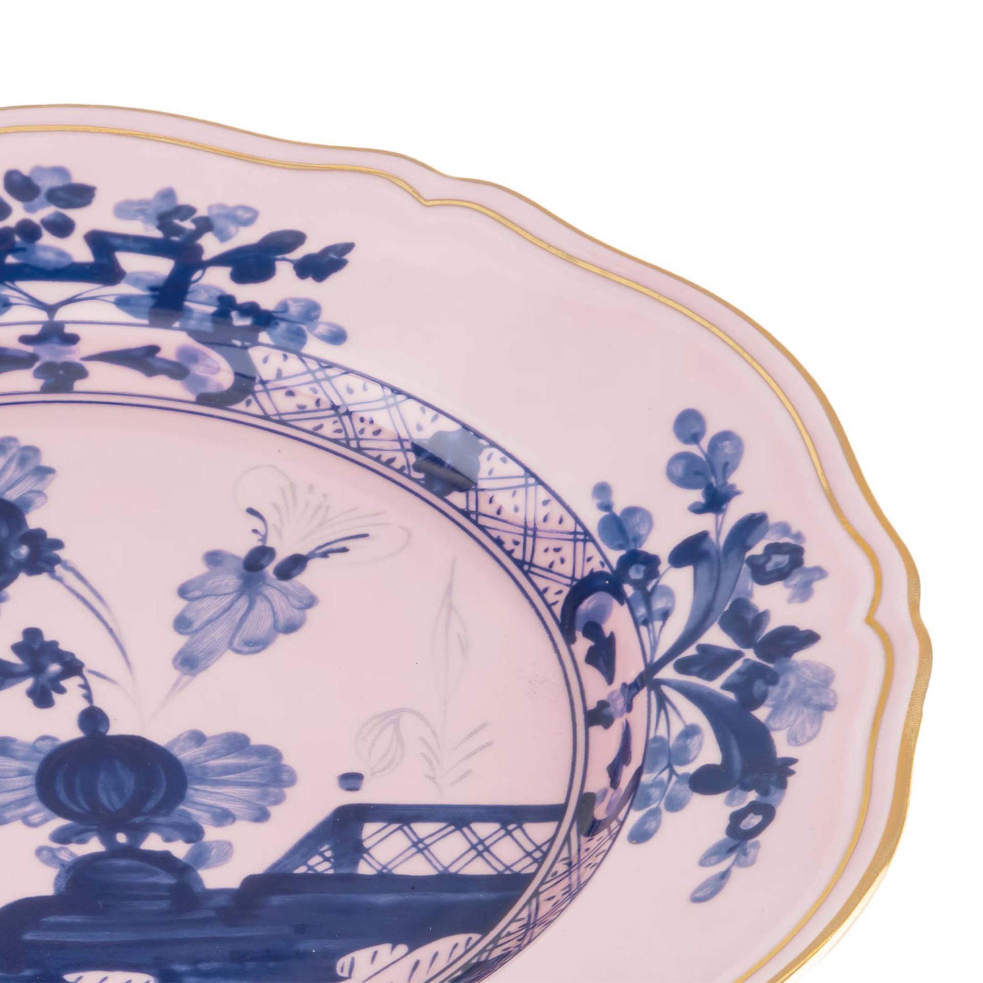 GINORI 1735 Piatto Piano Oriente Italiano Azalea Ø 26.5 CM 003RG00 FPT110010265G00124500
