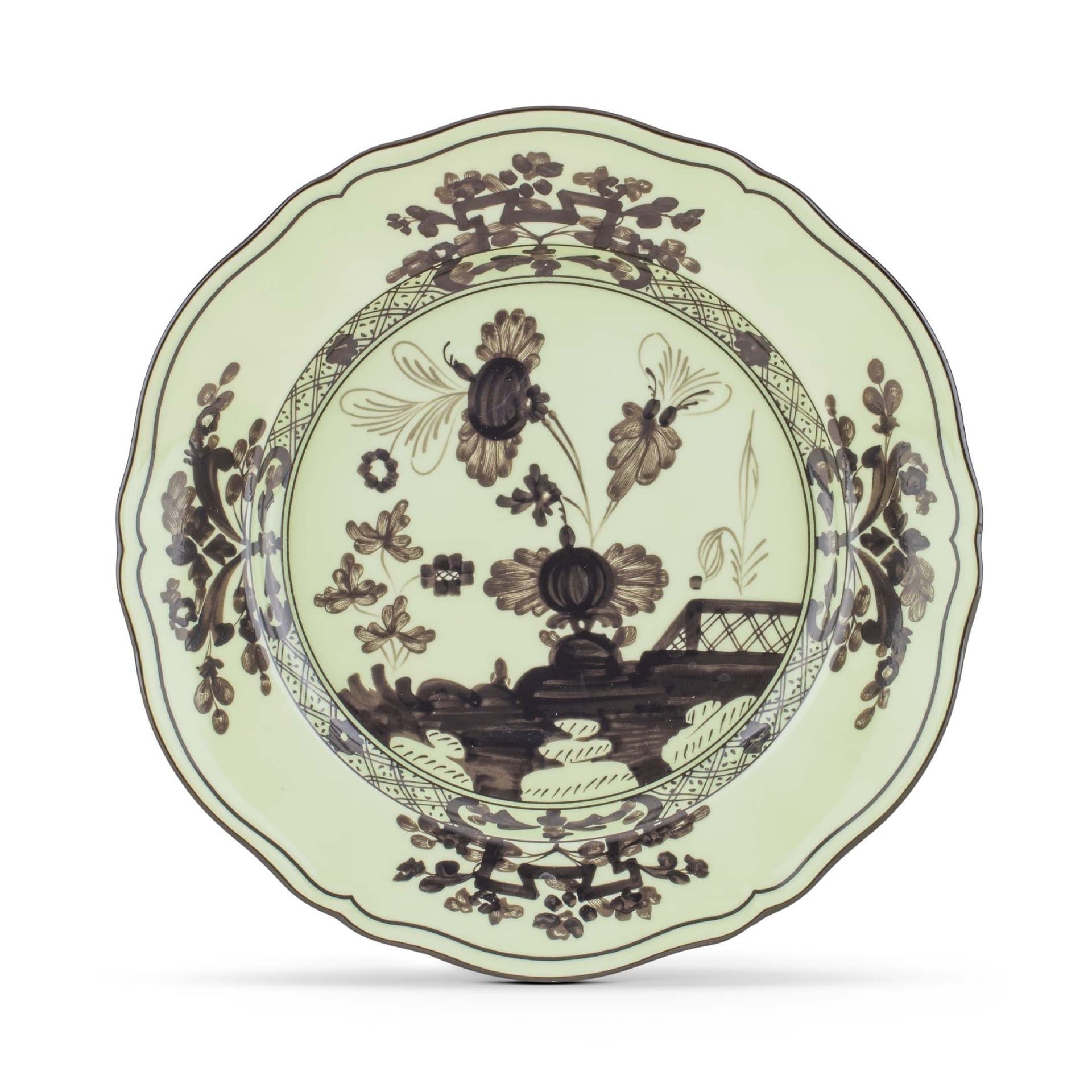 GINORI 1735 Piatto Piano Oriente Italiano Bario Ø 26.5 CM 003RG00 FPT110010265G00124100