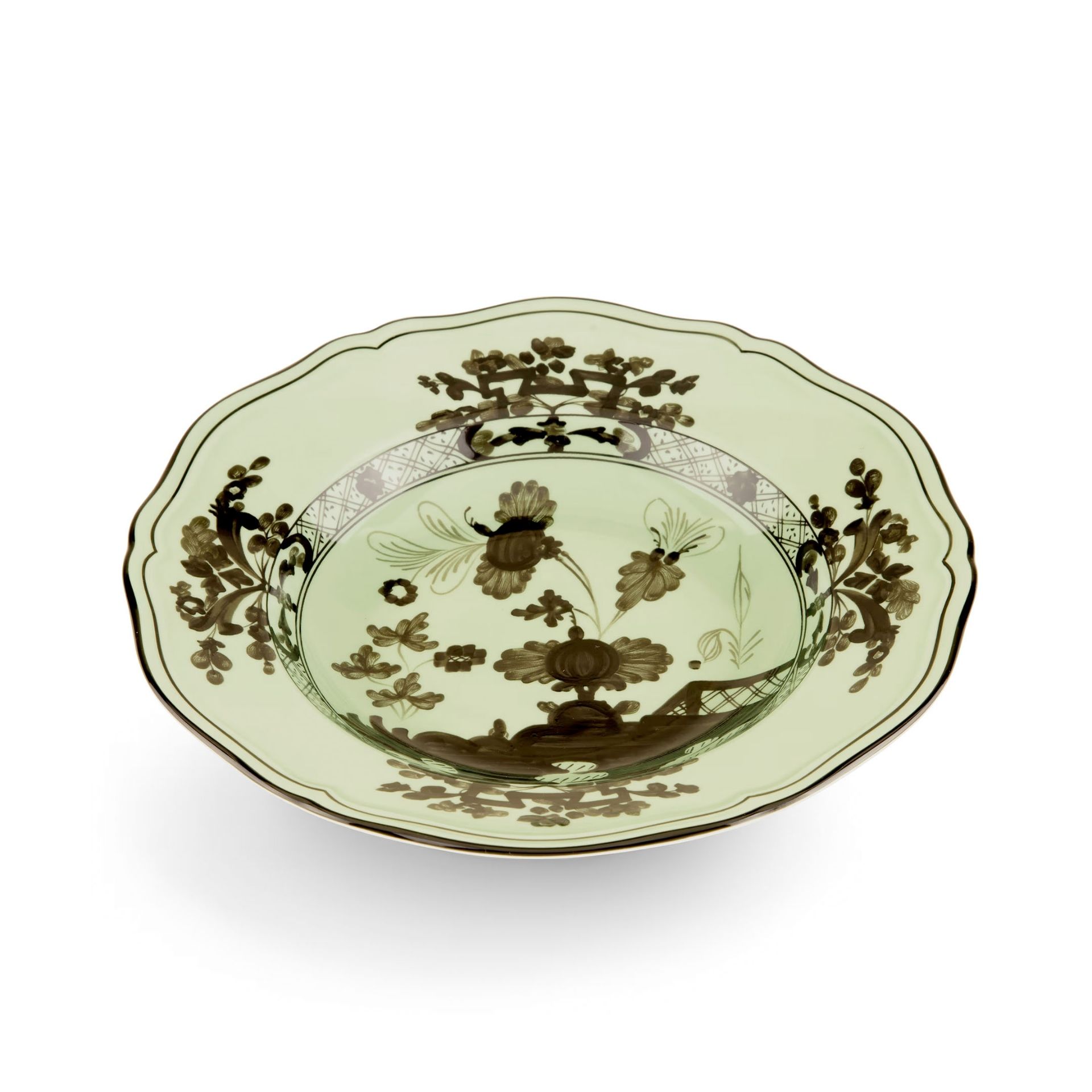 GINORI 1735 Piatto Fondo Oriente Italiano Bario Ø 24 CM 003RG00 FPT210010240G00124100