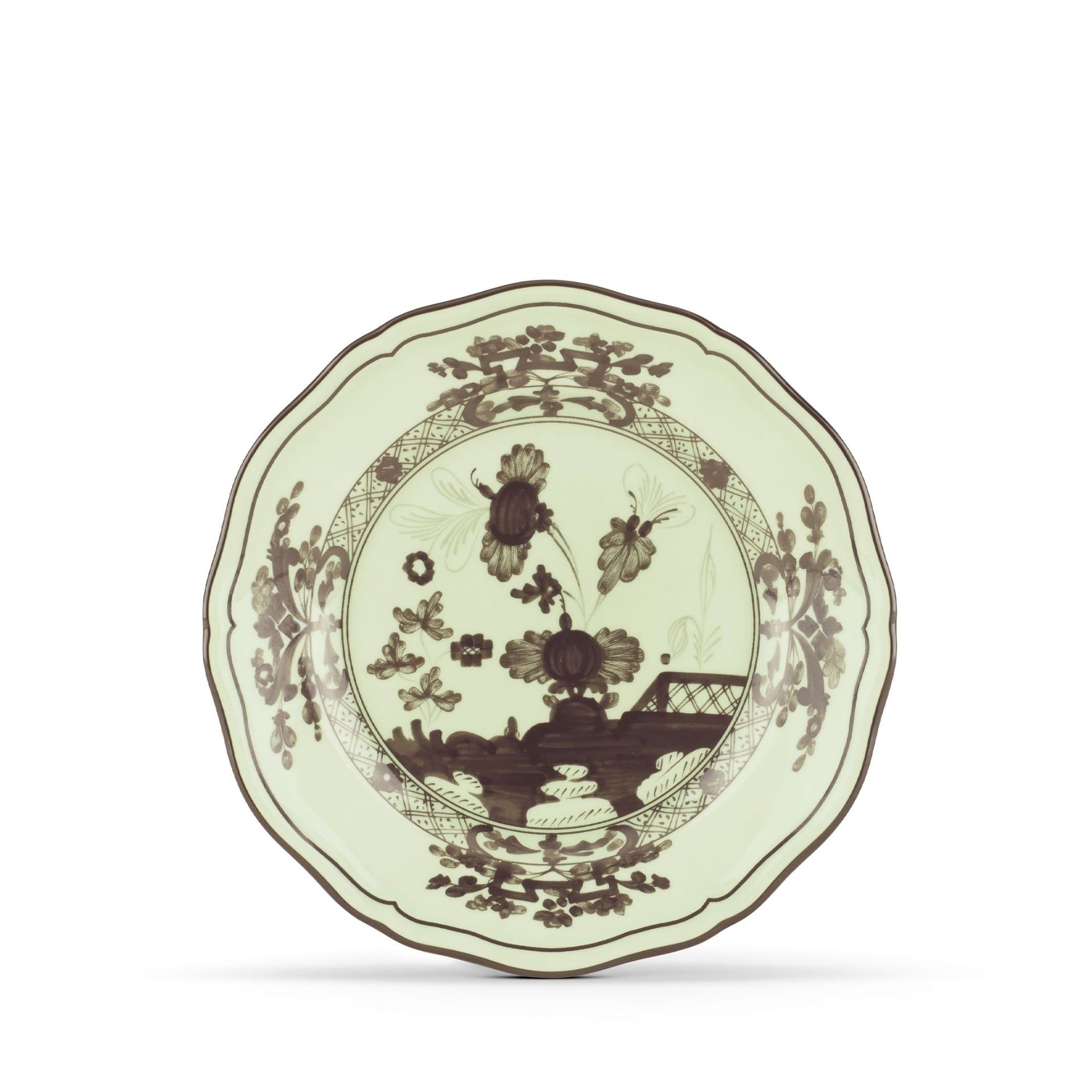 GINORI 1735 Piatto Da Dessert Oriente Italiano Bario Ø 21 CM 003RG00 FPT110010210G00124100