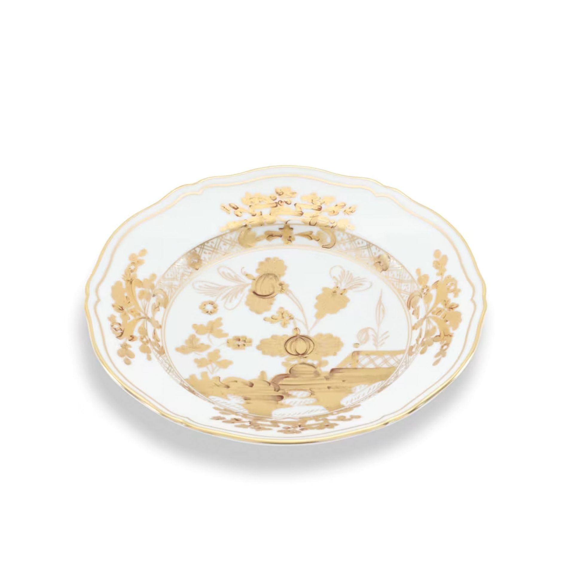 GINORI 1735 Piatto Da Dessert Oriente Italiano Aurum Ø 21 CM 003RG00 FPT110010210G00133000