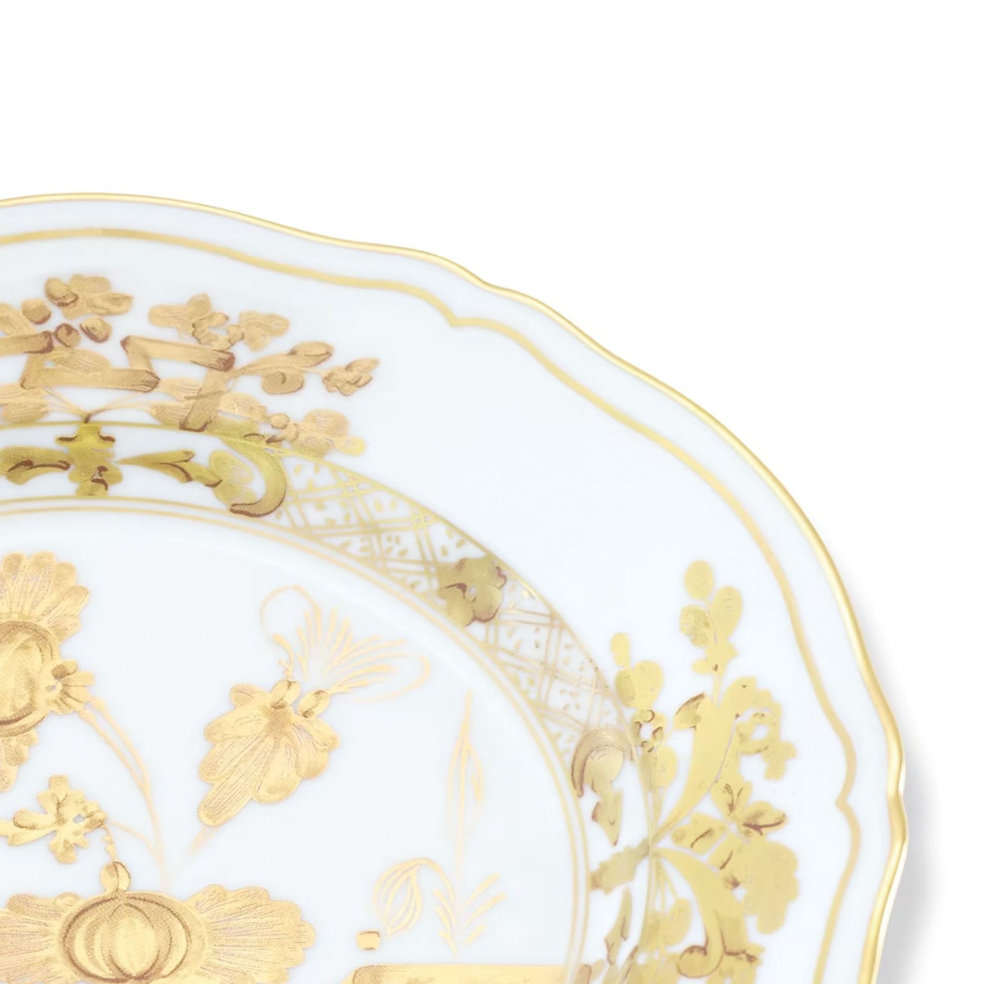 GINORI 1735 Piatto Da Dessert Oriente Italiano Aurum Ø 21 CM 003RG00 FPT110010210G00133000