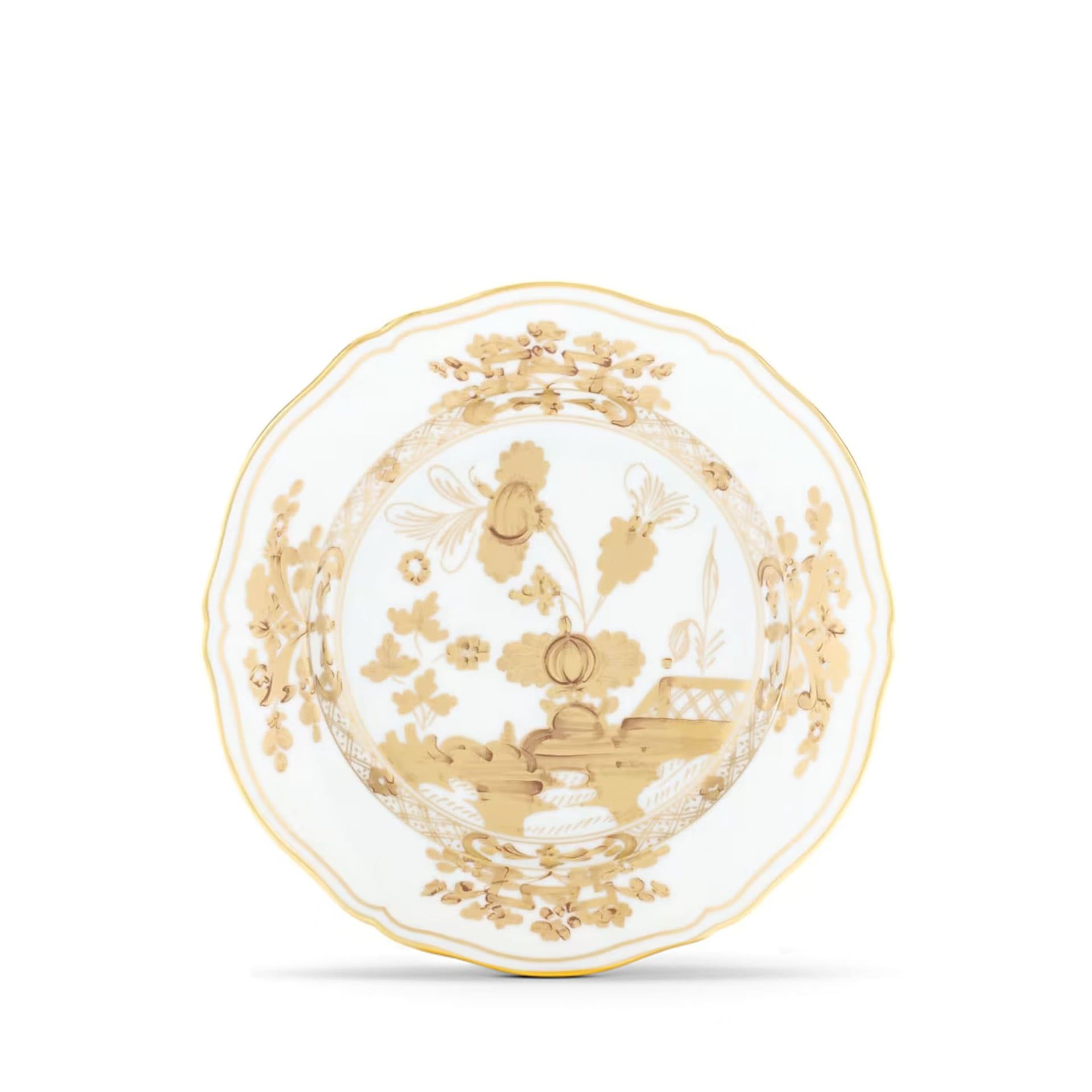 GINORI 1735 Piatto Da Dessert Oriente Italiano Aurum Ø 21 CM 003RG00 FPT110010210G00133000