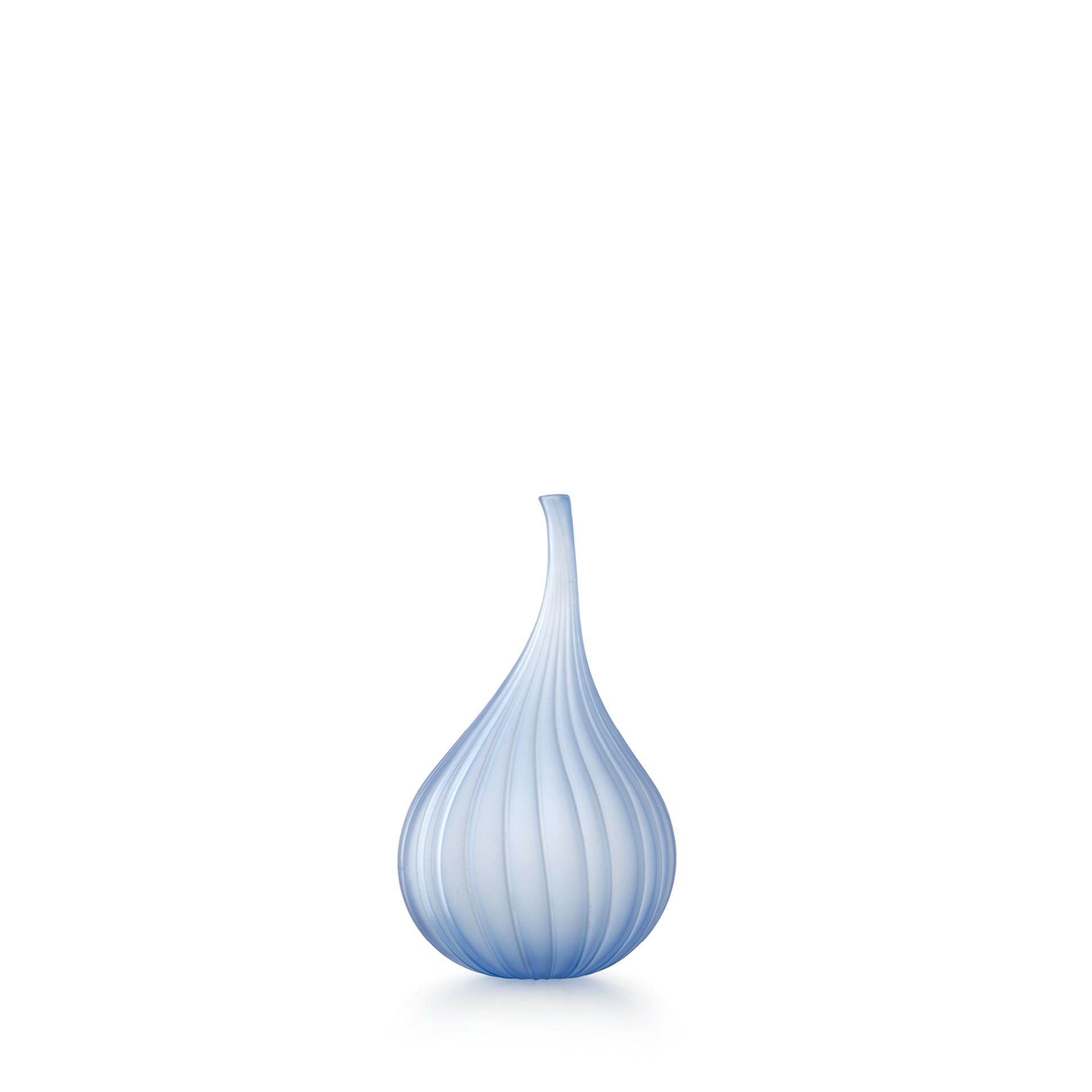 SALVIATI Vaso Drops Bluino Satinato Medium H 28 CM / Ø 15 CM 19156