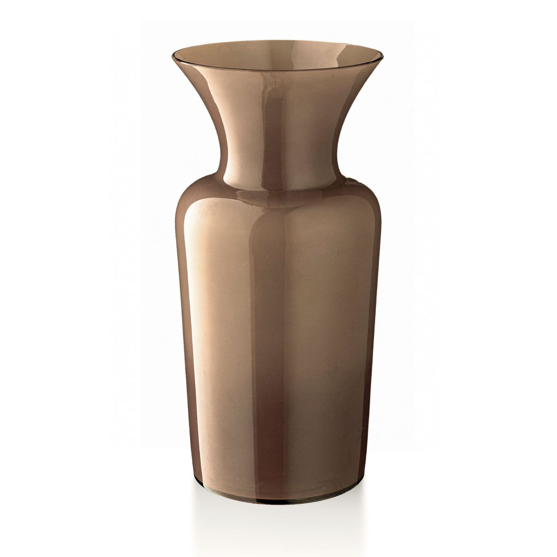 SALVIATI Vaso Profili Sword Lily Caffè Large H 42 CM / Ø 20 CM 10134