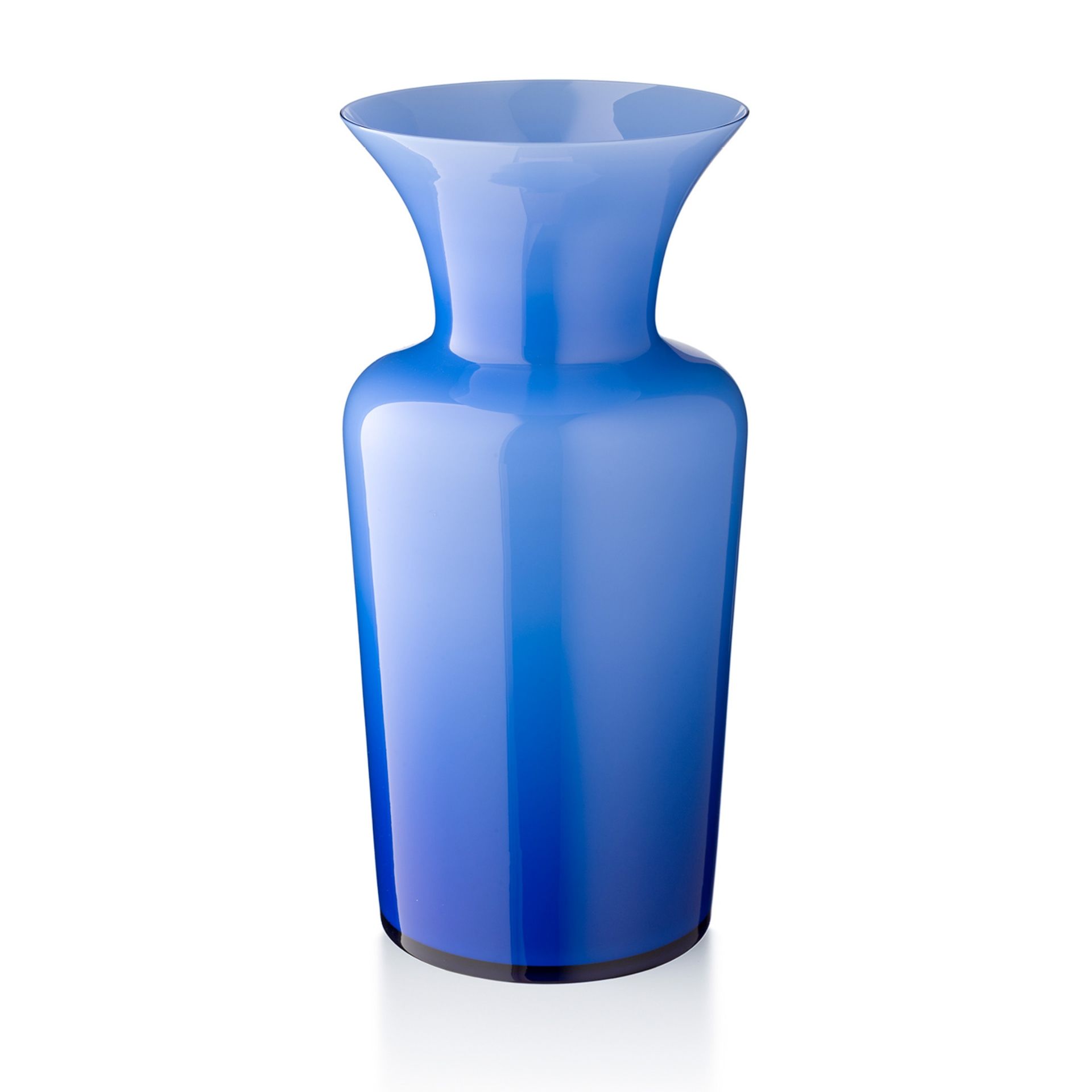 SALVIATI Vaso Profili Sword Lily Fiordaliso Large H 42 CM / Ø 20 CM 10012
