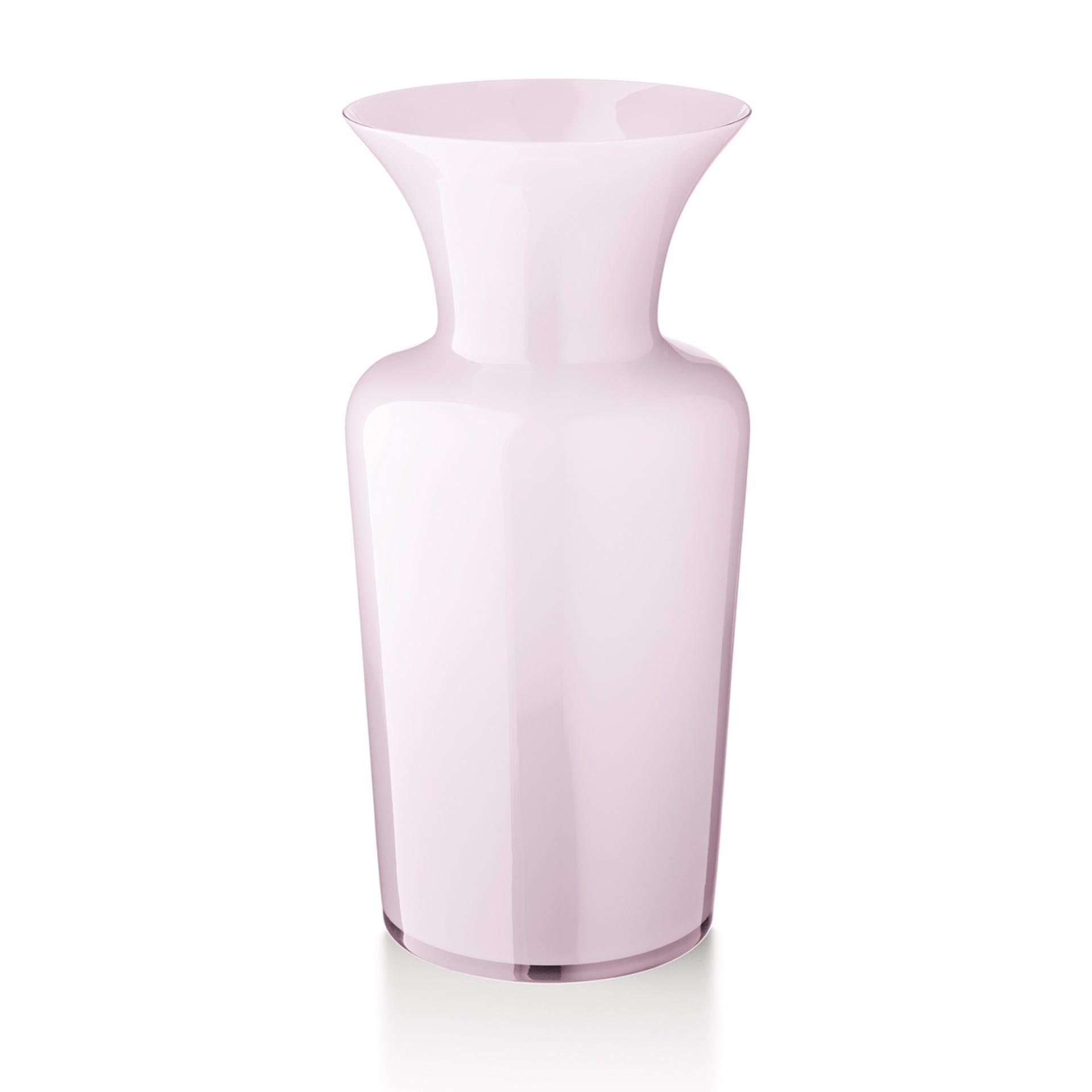 SALVIATI Vaso Profili Sword Lily Rosa Conchiglia Large H 42 CM / Ø 20 CM 10018