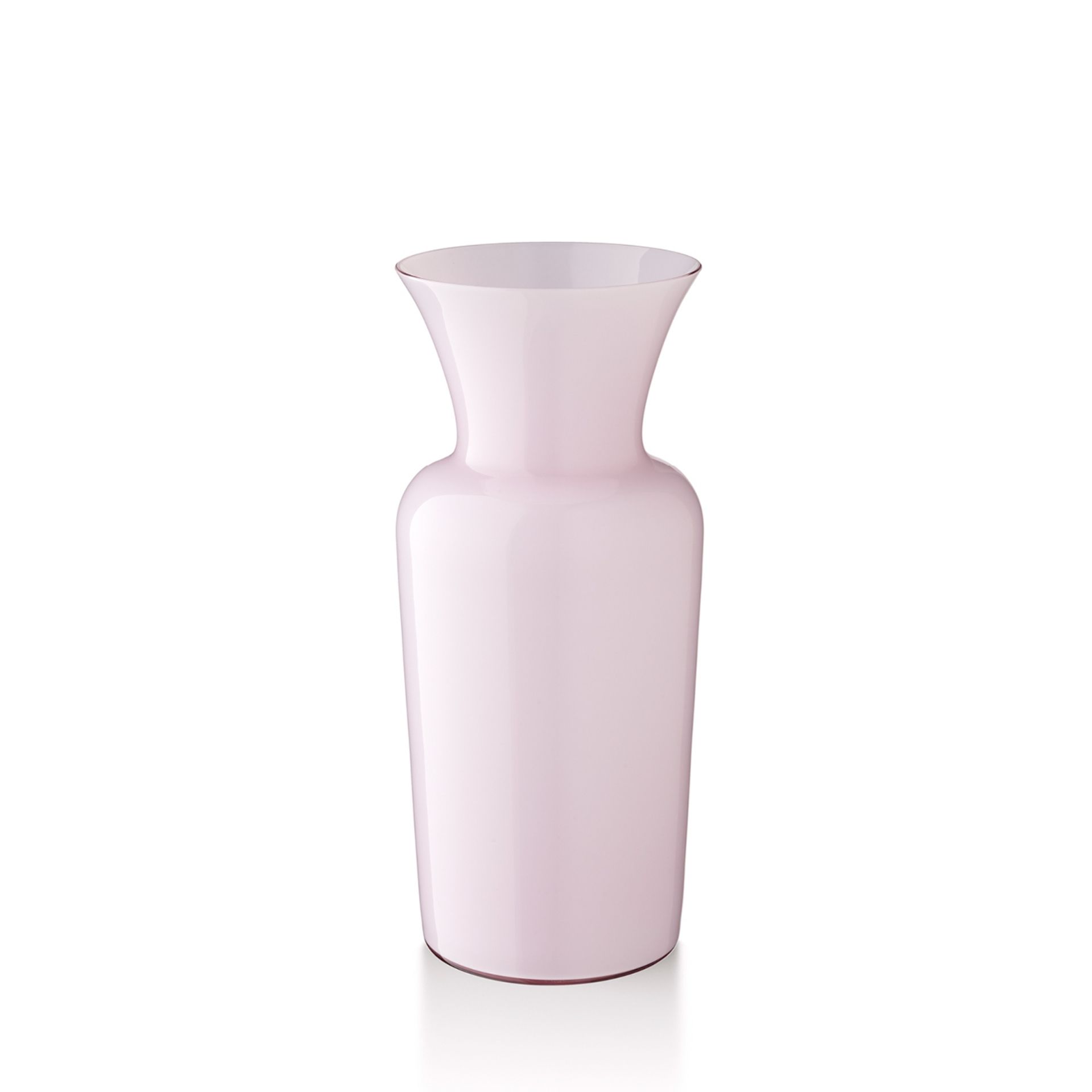 SALVIATI Vaso Profili Sword Lily Rosa Conchiglia Medium H 32 CM / Ø 15 CM 10019